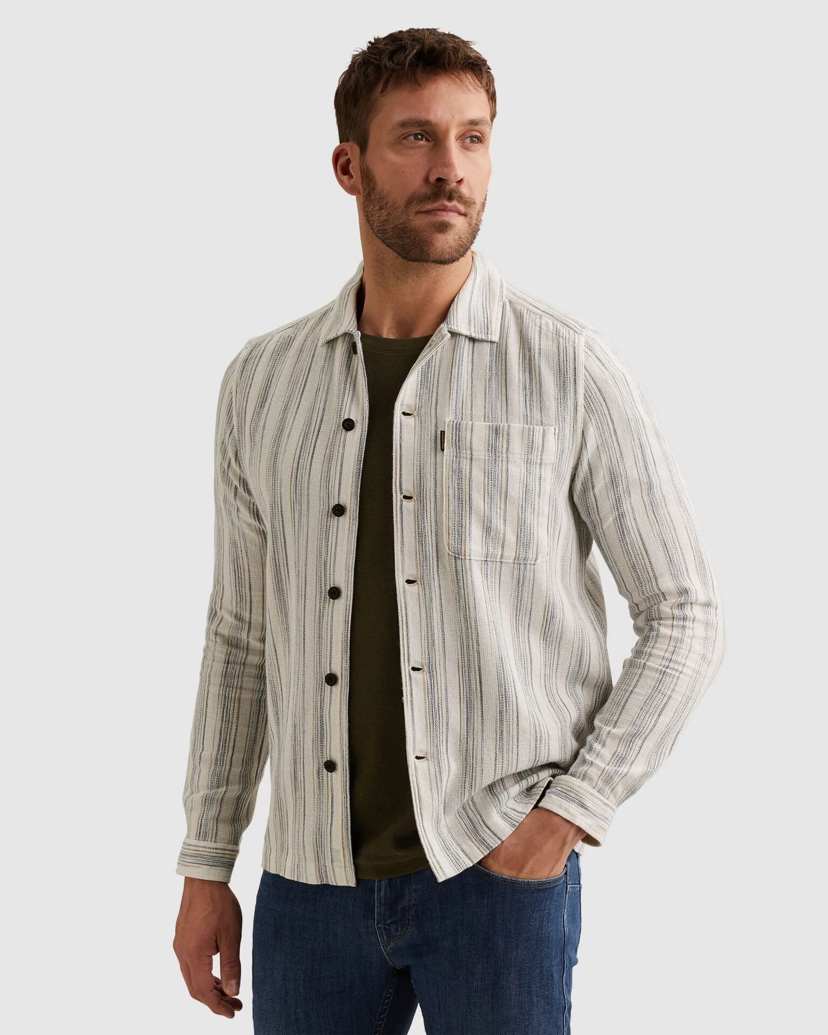 PME Legend Casual shirt  Blauw 108336-001-L