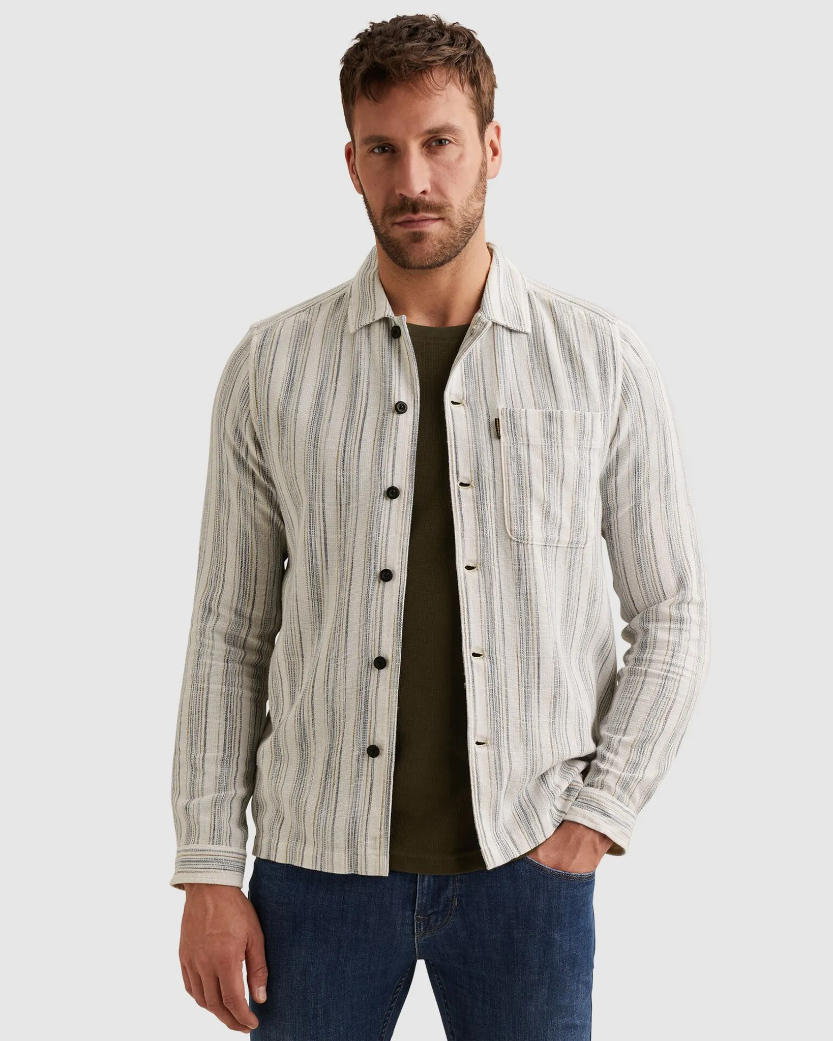 PME Legend Casual shirt  Blauw 108336-001-L