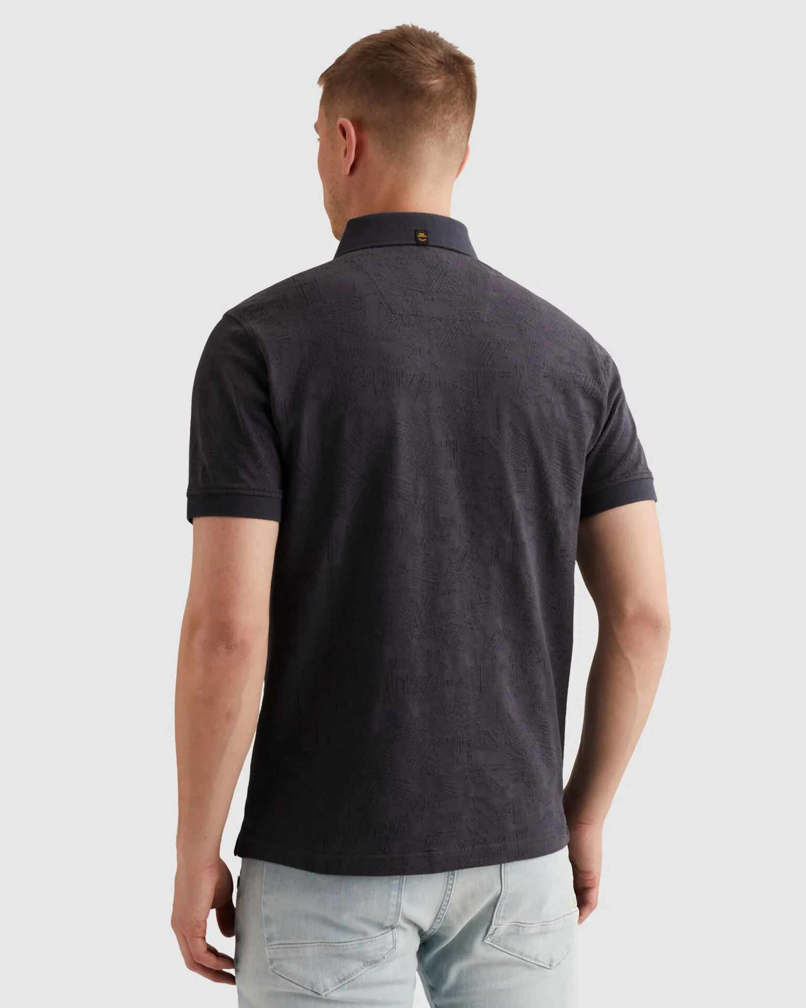 PME Legend Polo Donker grijs 108337-001-L