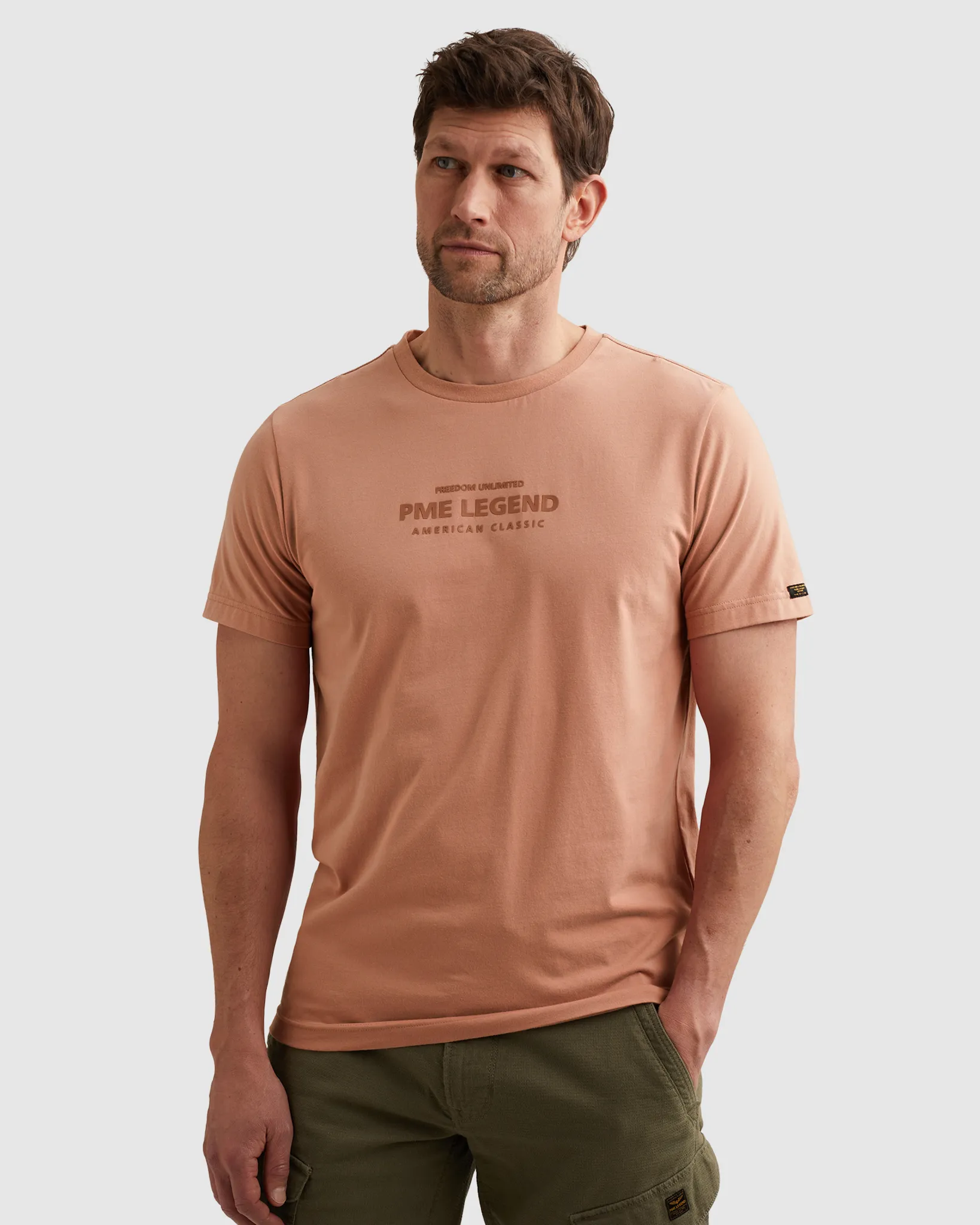 PME Legend T-shirt Roze 108348-001-L
