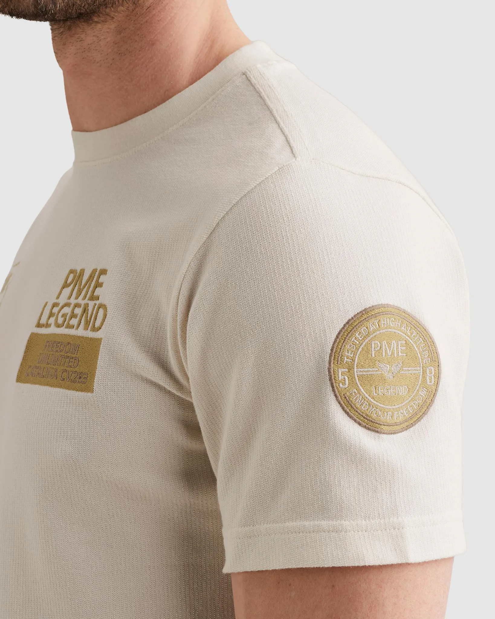 PME Legend T-shirt  Wit 108353-001-L