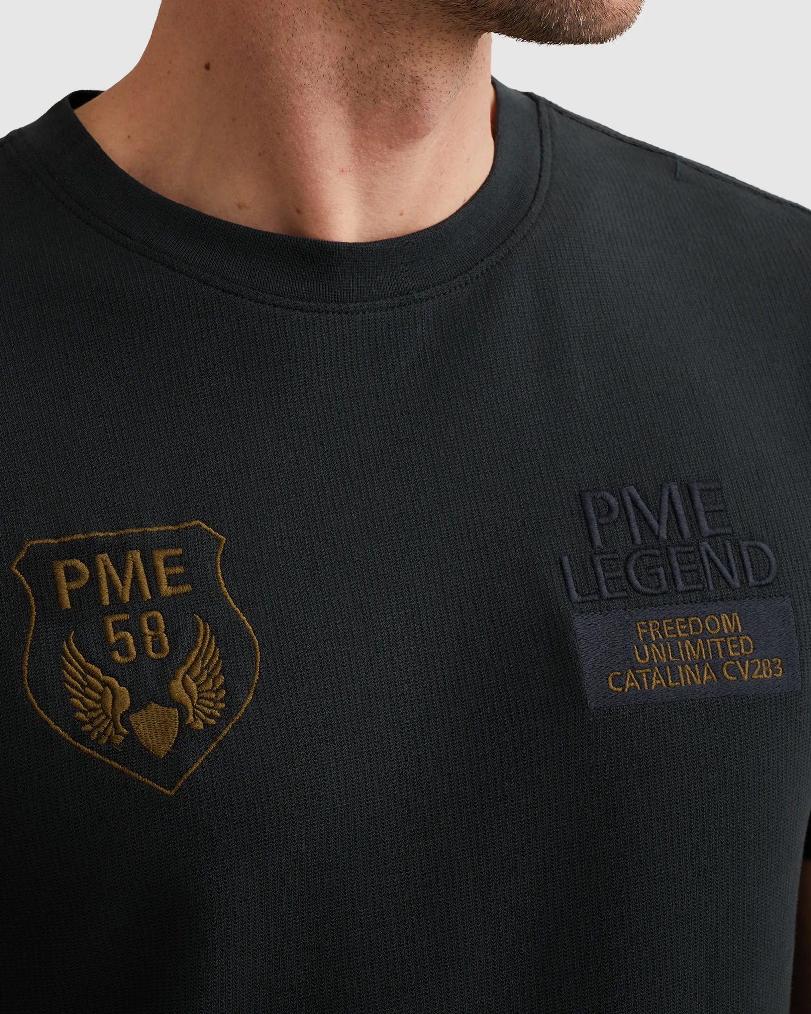 PME Legend T-shirt  Blauw 108354-001-L