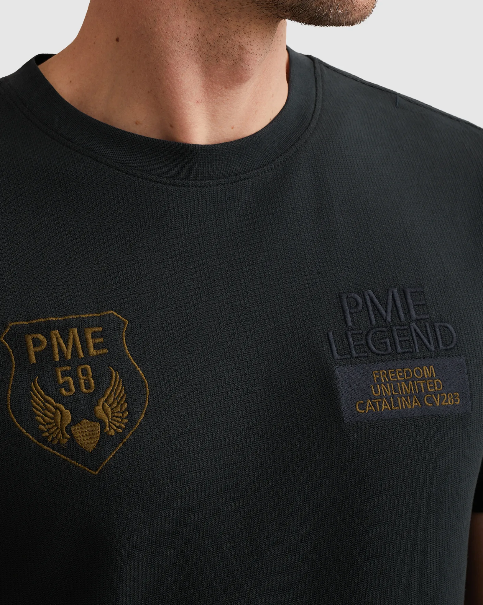 PME Legend T-shirt  Blauw 108354-001-M