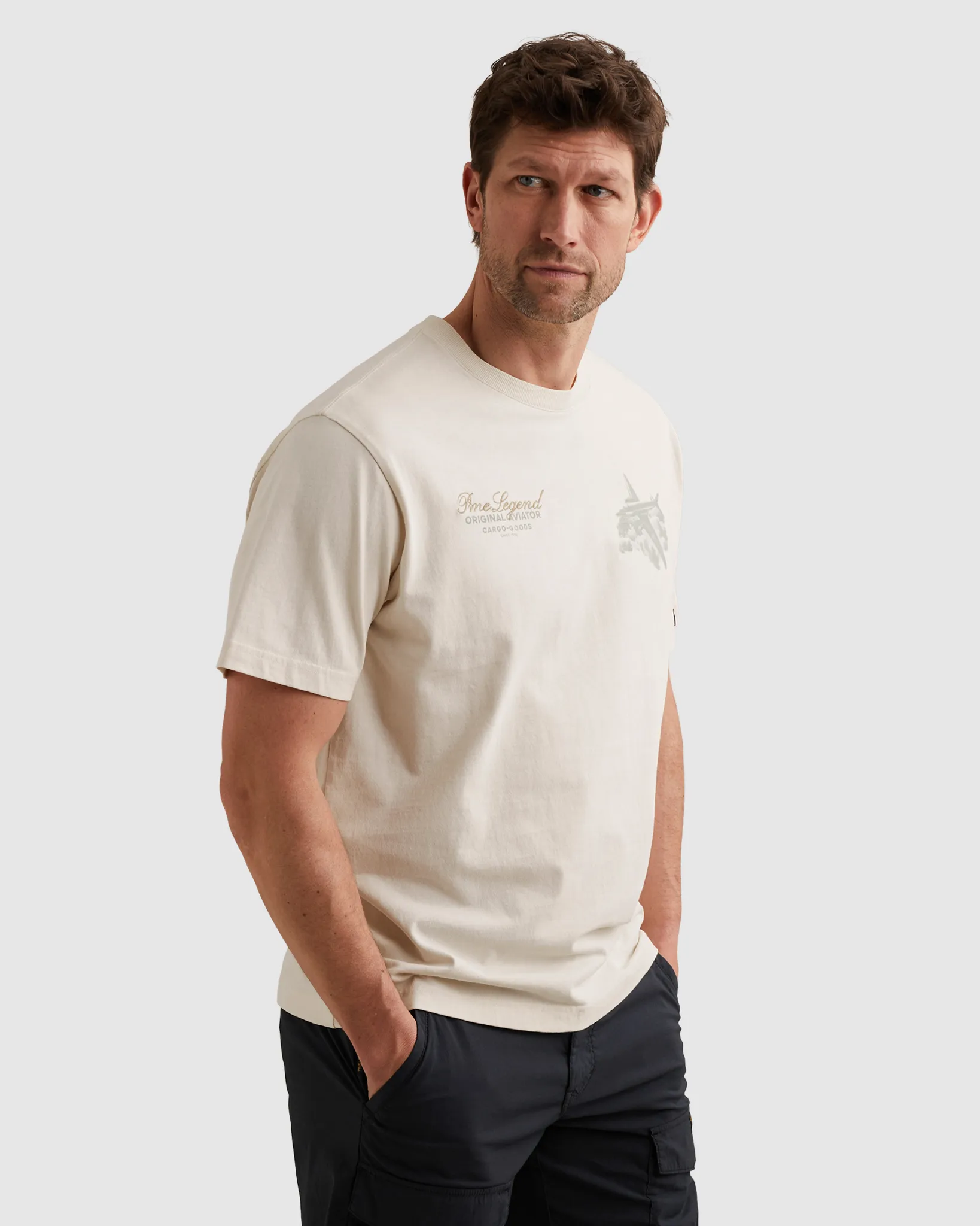 PME Legend T-shirt Wit 108360-001-L