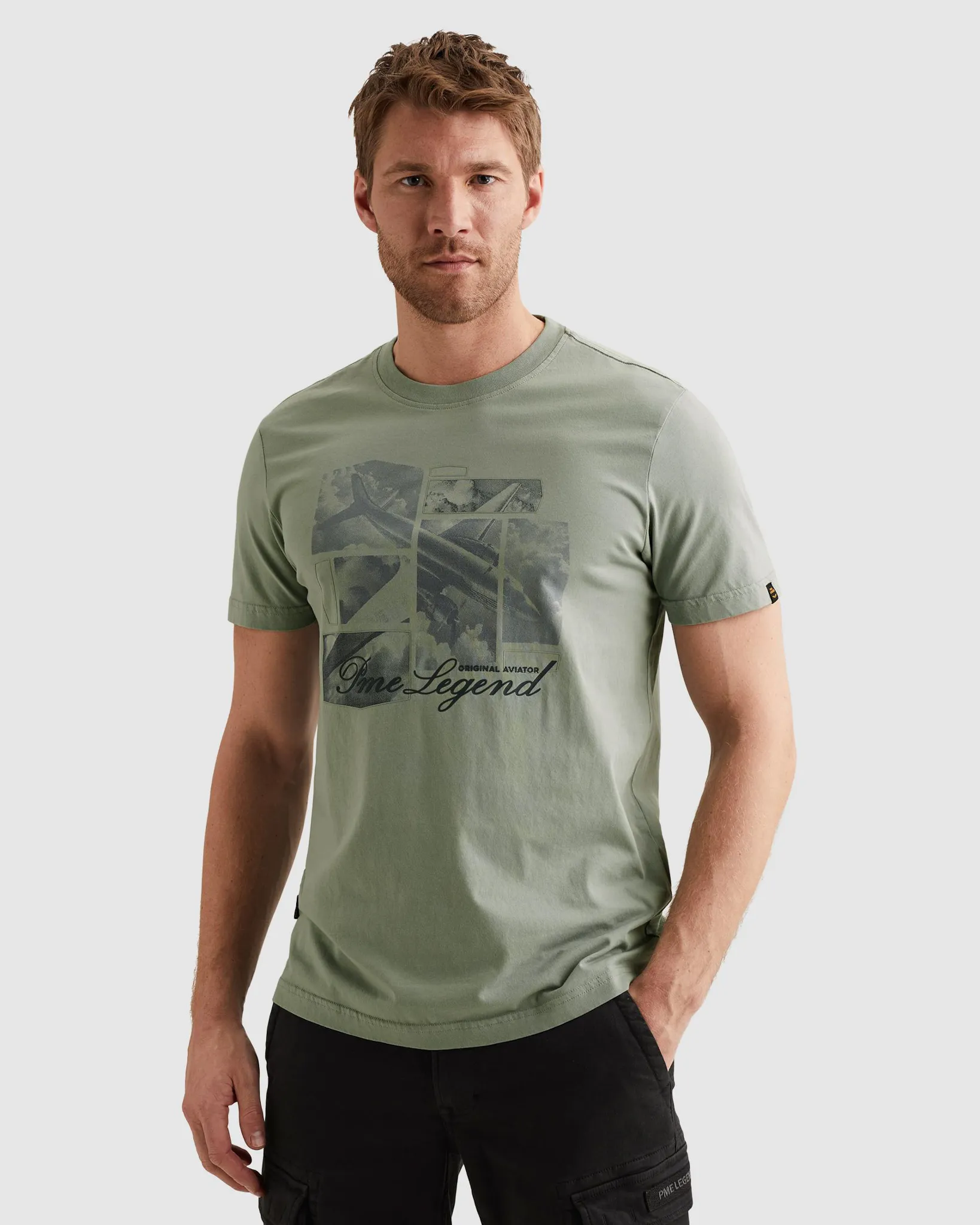 PME Legend T-shirt Groen 108361-001-L
