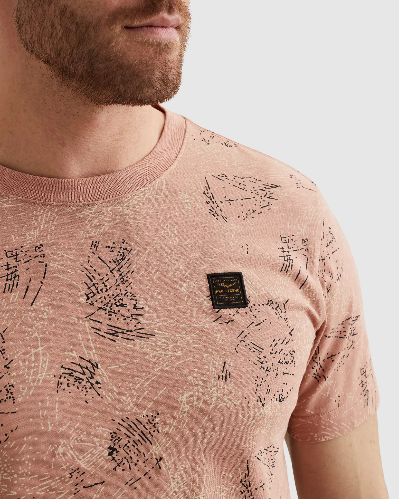 PME Legend T-shirt Roze 108363-001-L