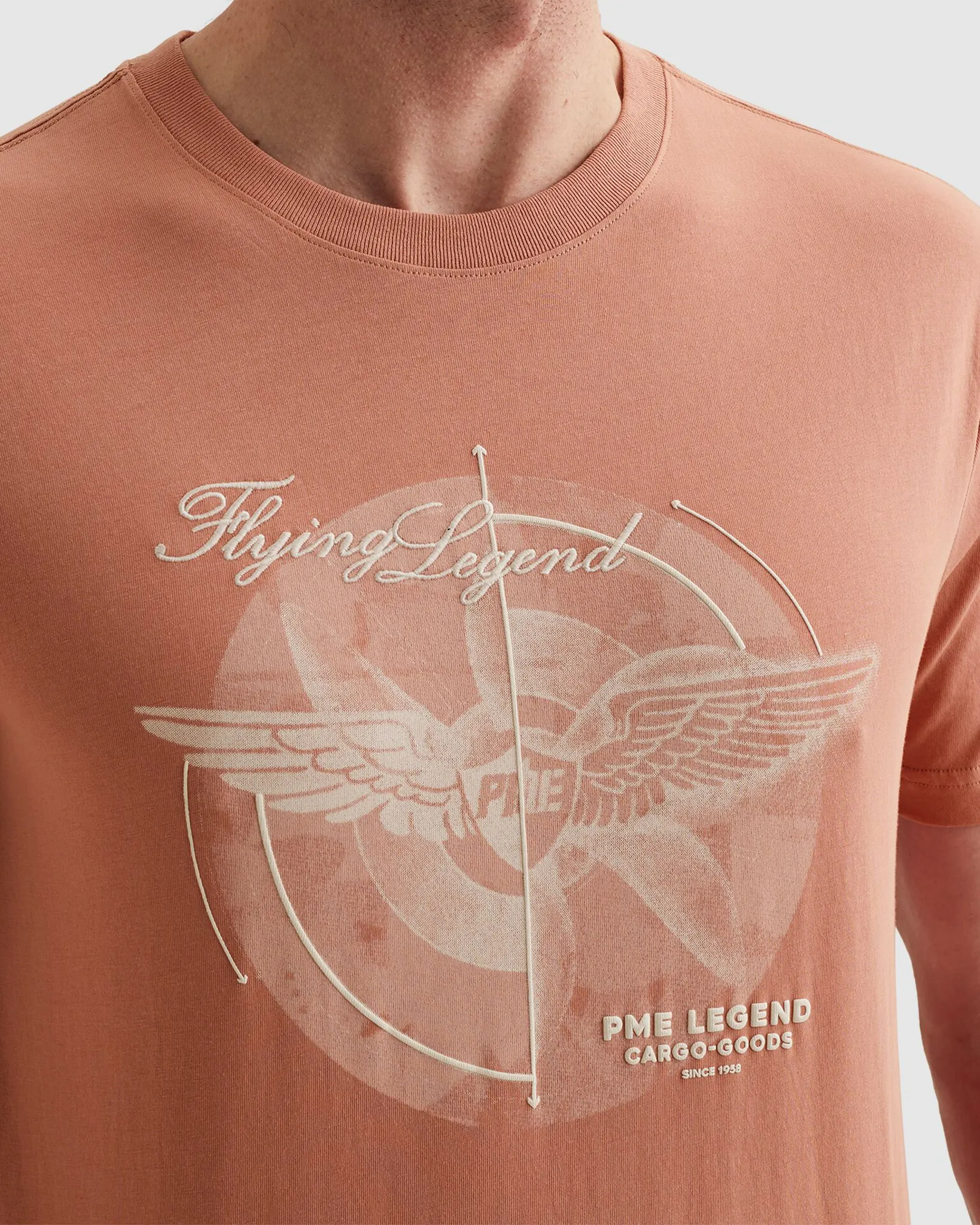 PME Legend T-shirt Roze 108364-001-L