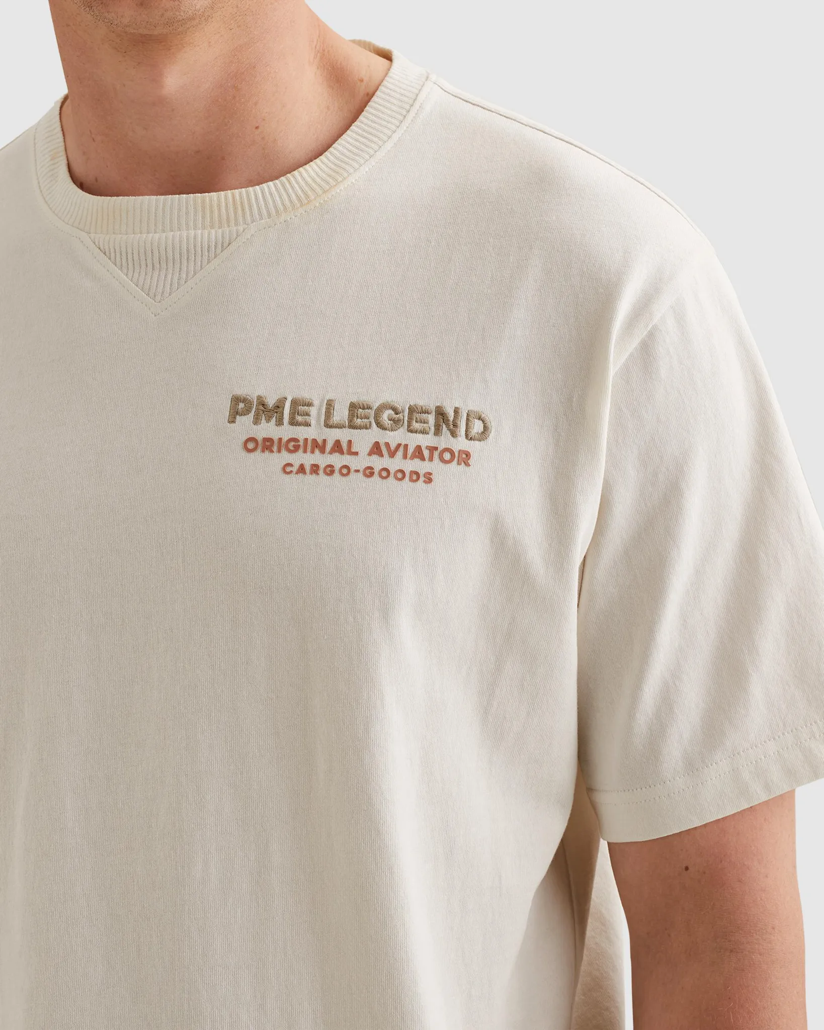 PME Legend T-shirt Wit 108366-001-L