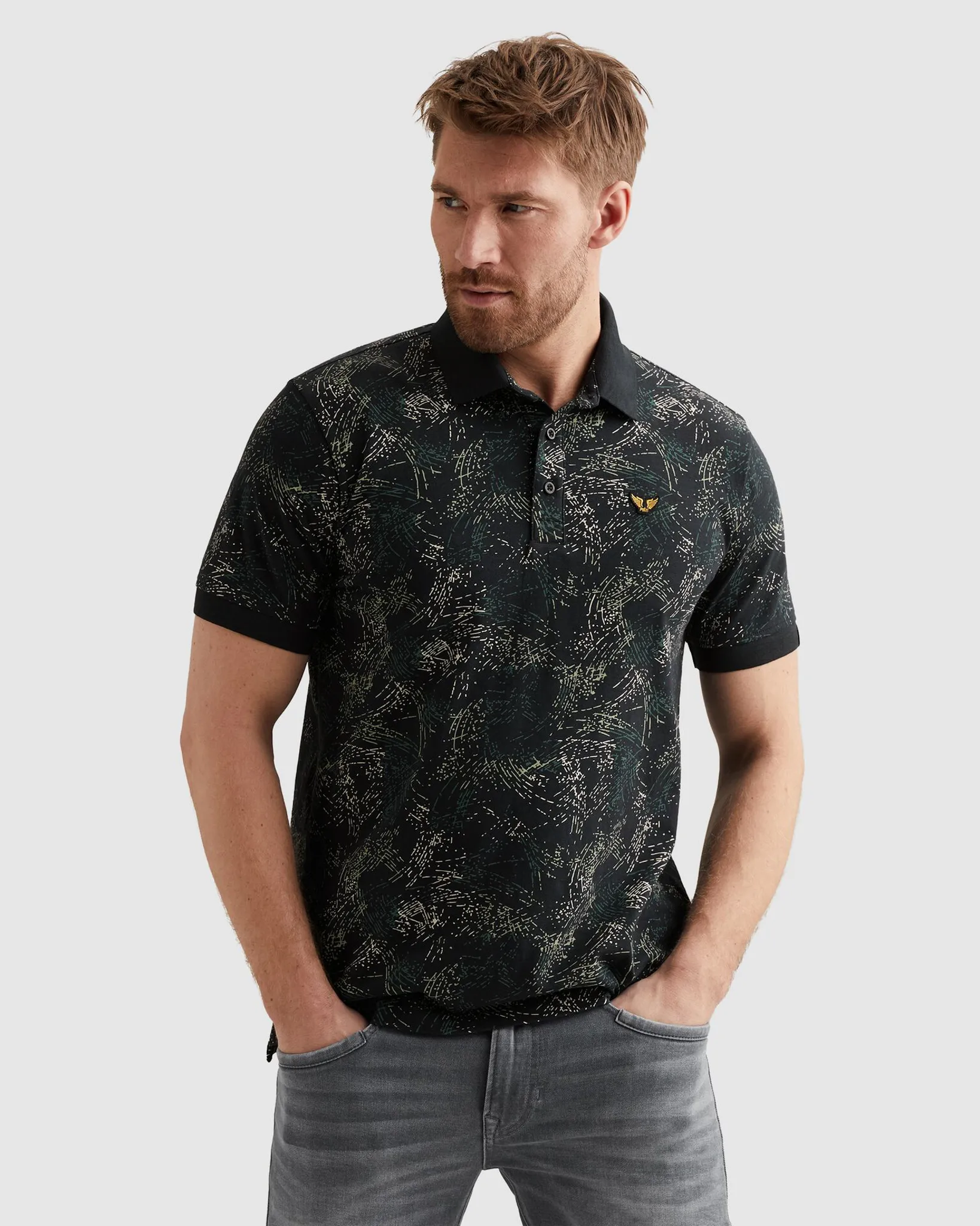 PME Legend Polo Blauw 108370-001-L