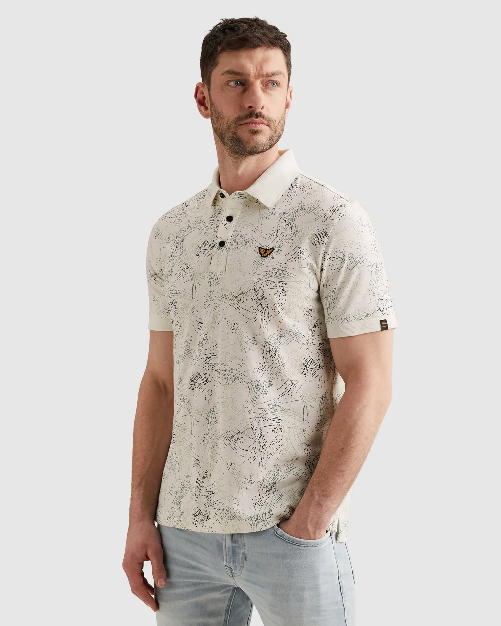 PME Legend Polo Wit 108371-001-L