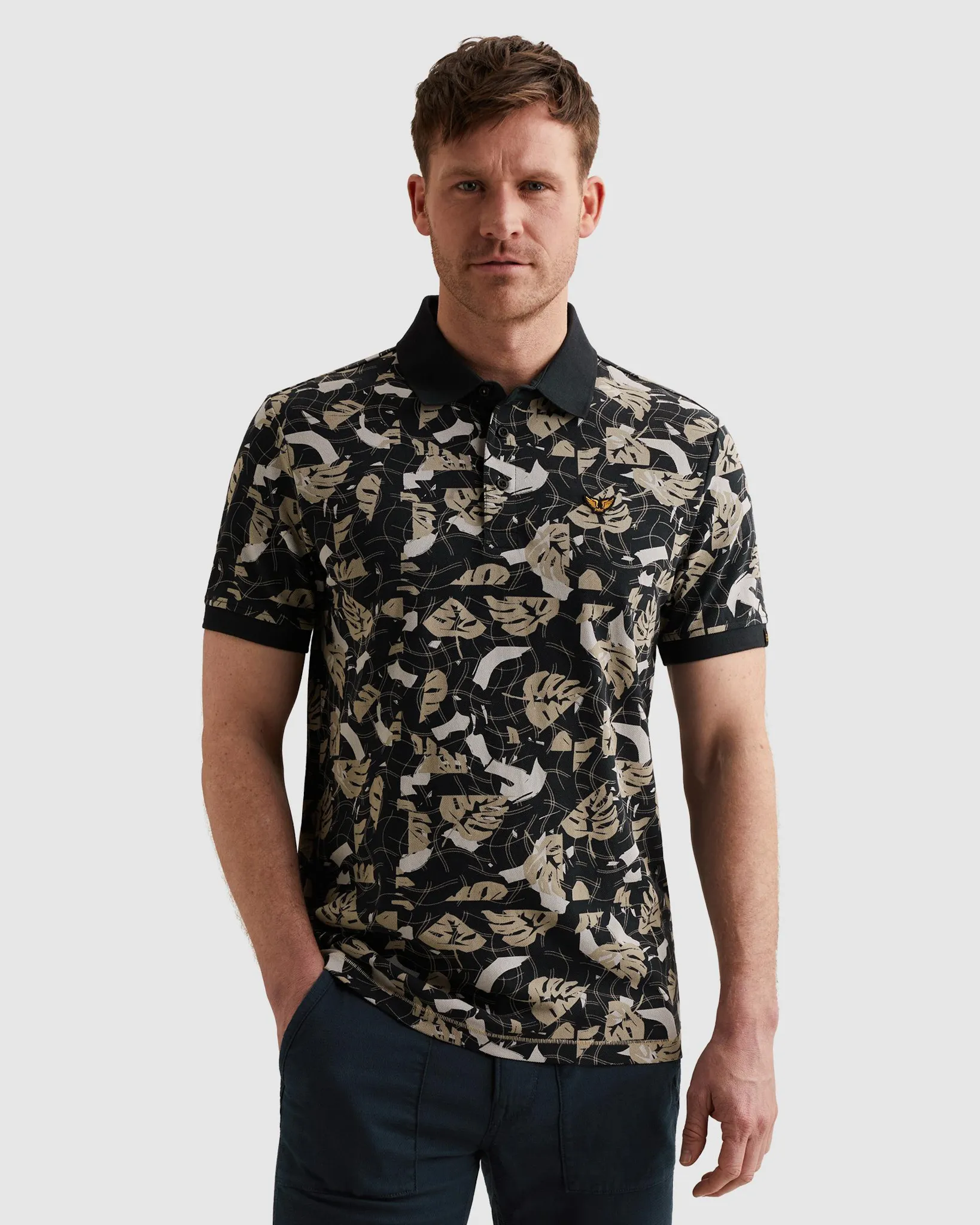 PME Legend Polo Blauw 108375-001-L