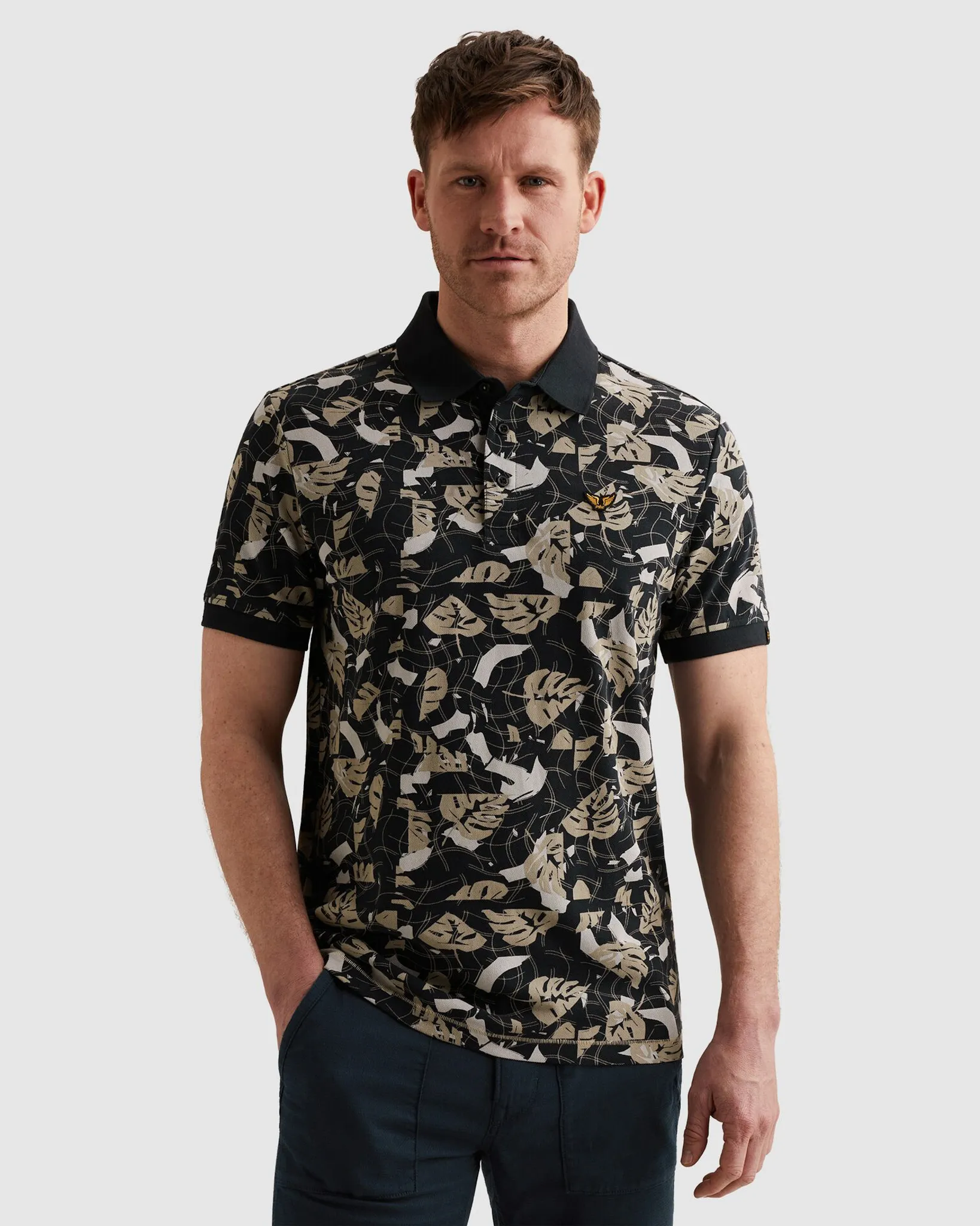 PME Legend Polo Blauw 108375-001-L