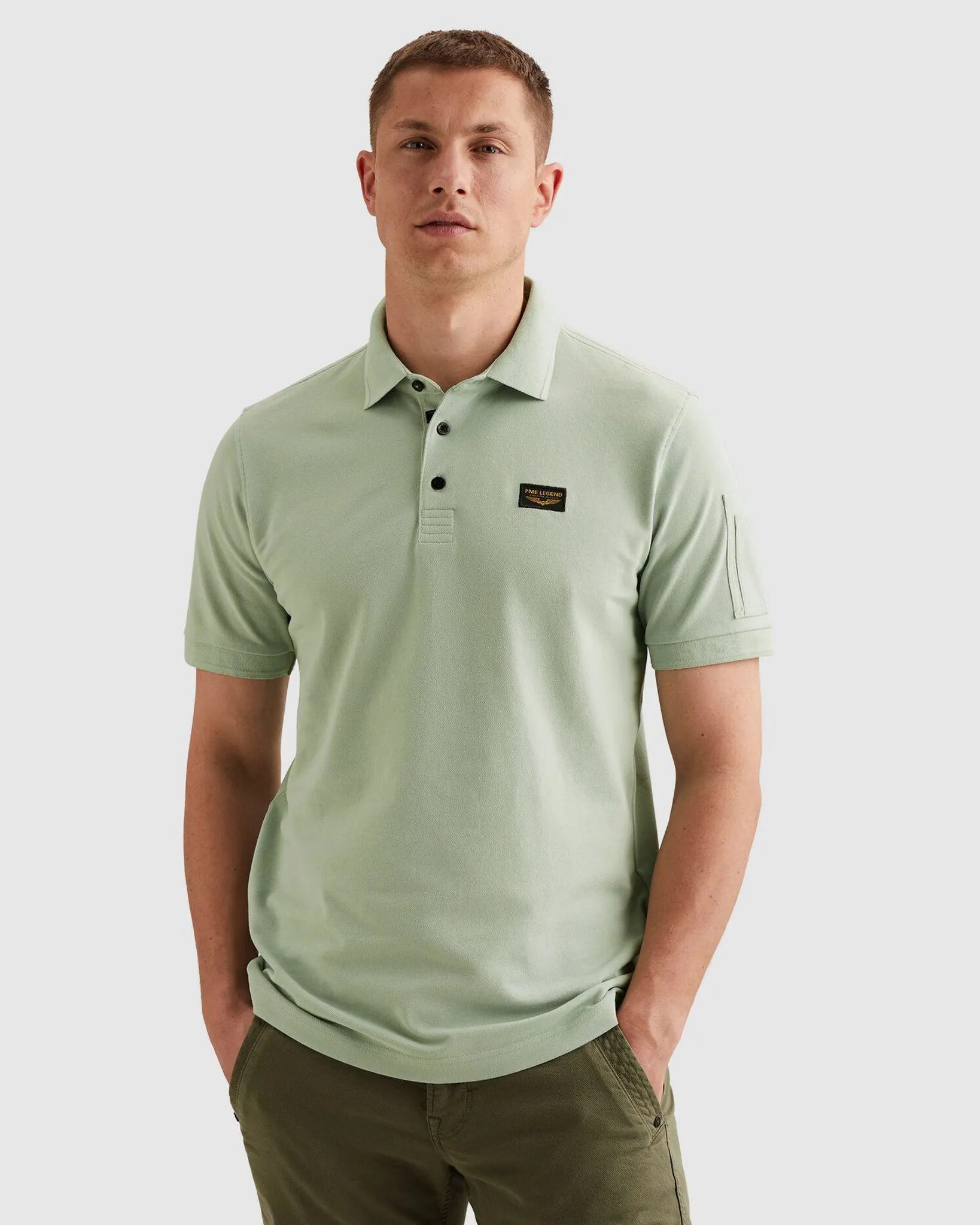 PME Legend American Classic Polo Groen 108377-001-L