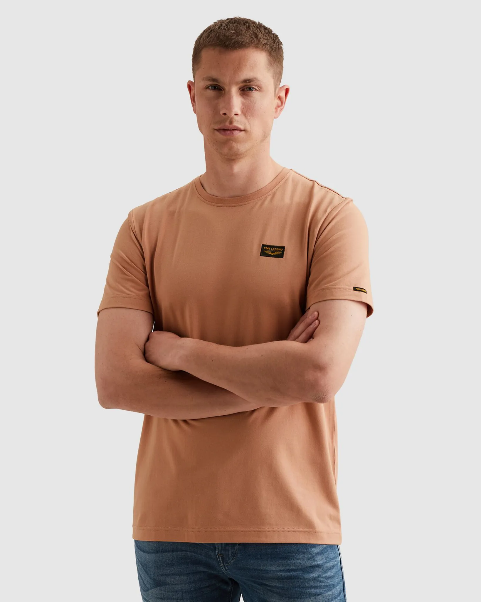 PME Legend American Classic T-shirt Roze 108382-001-L