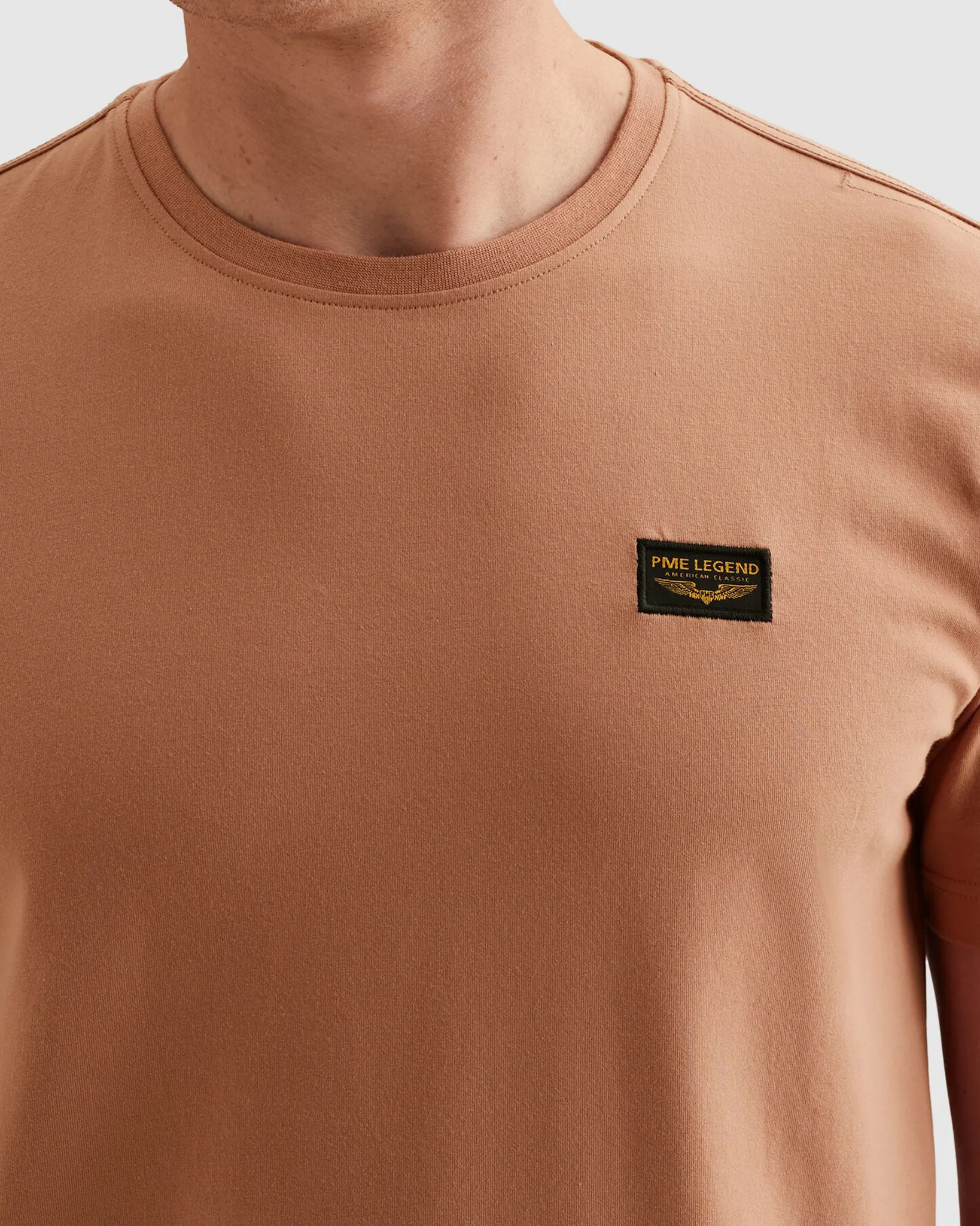 PME Legend American Classic T-shirt Roze 108382-001-L