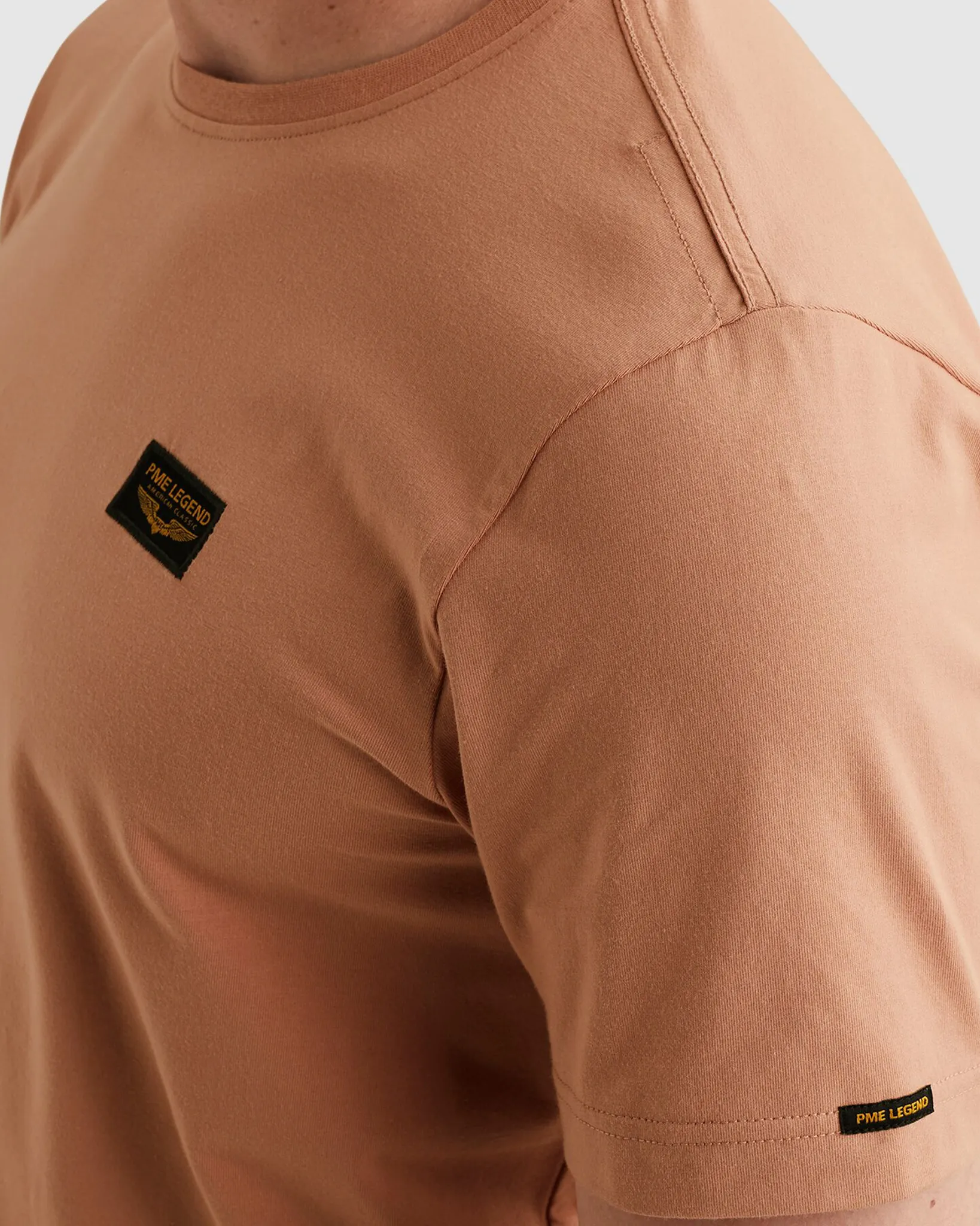 PME Legend American Classic T-shirt Roze 108382-001-L