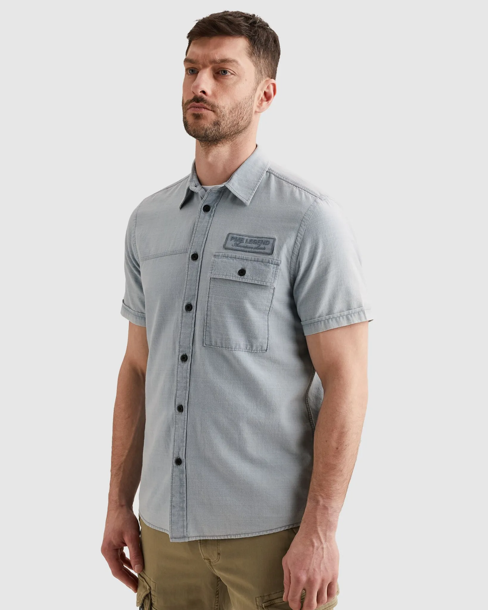 PME Legend Casual shirt Blauw 108395-001-L