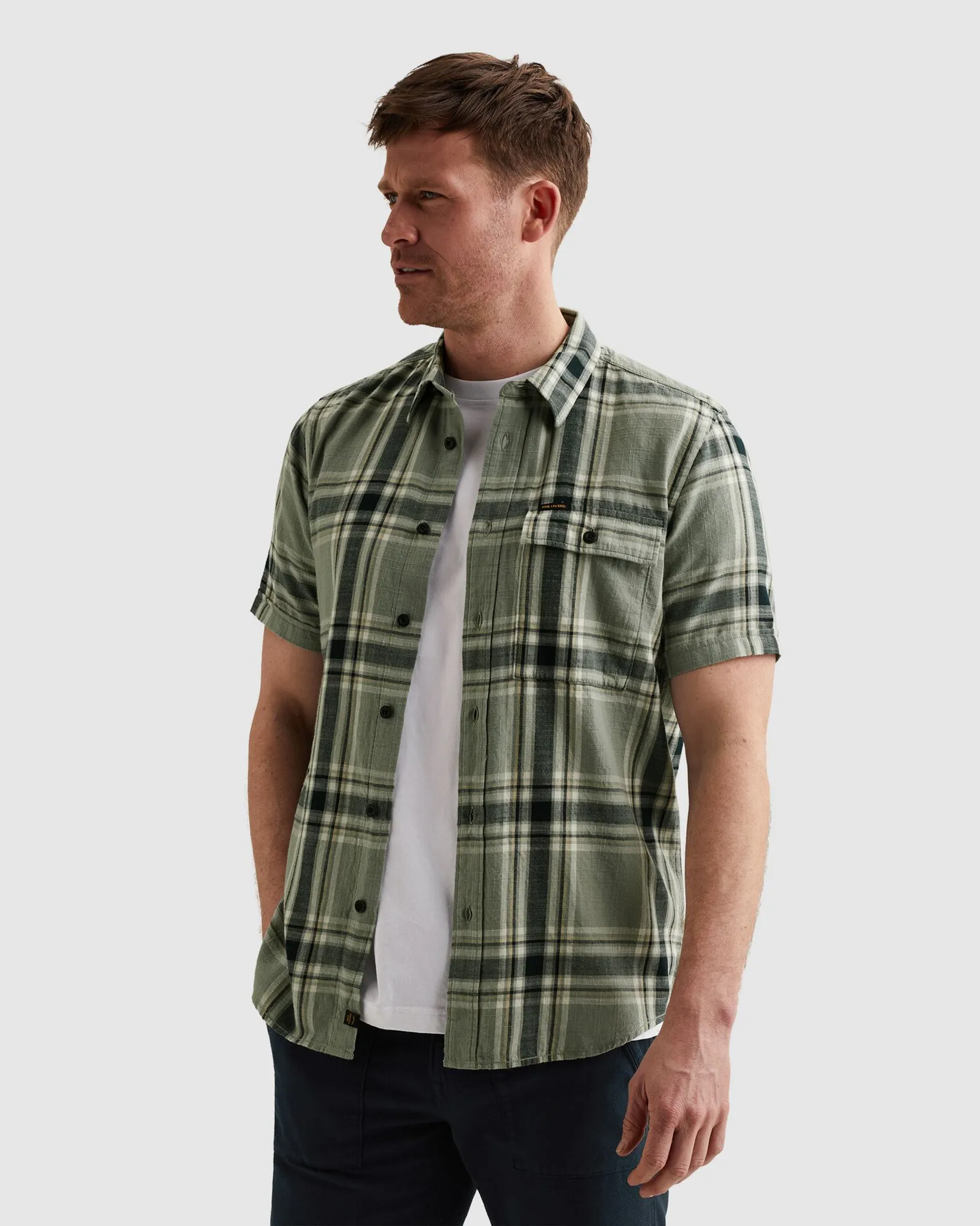 PME Legend Casual shirt Groen 108397-001-L