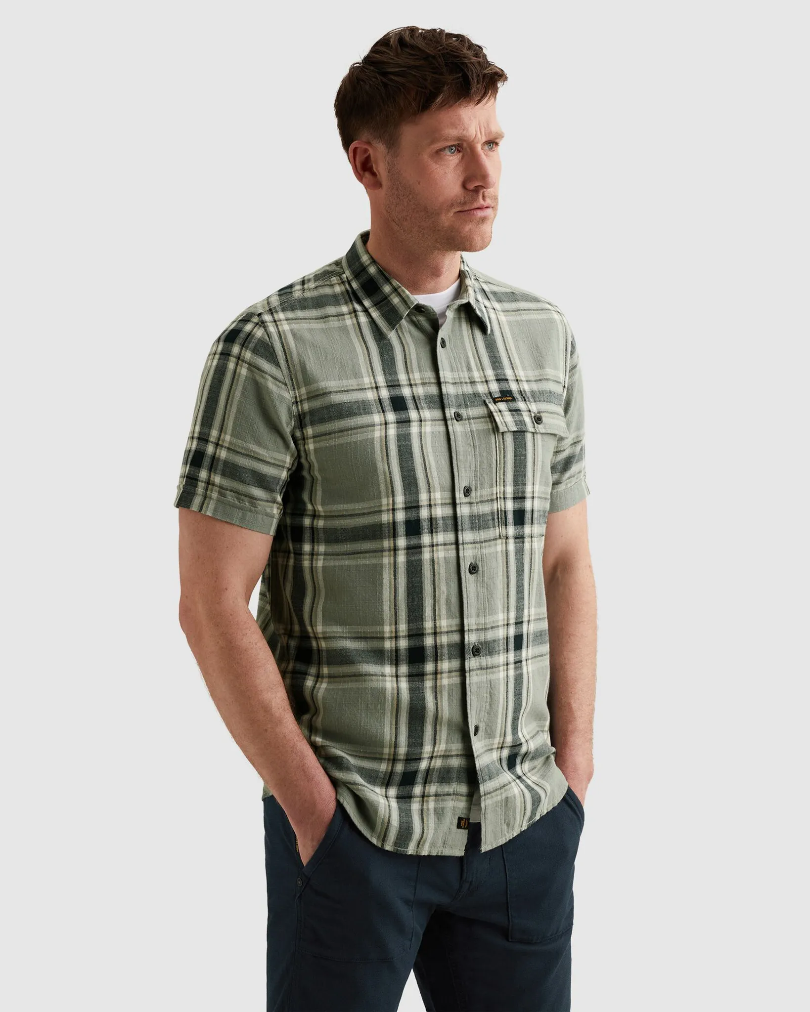 PME Legend Casual shirt Groen 108397-001-L