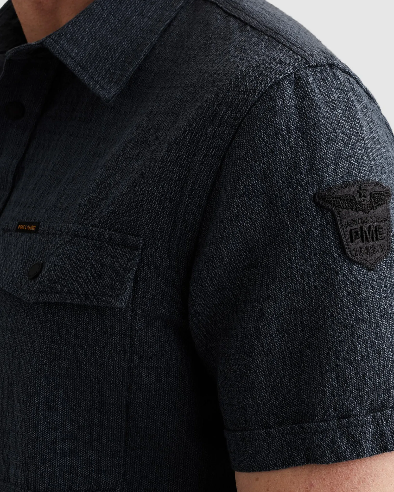 PME Legend Casual shirt Blauw 108398-001-L