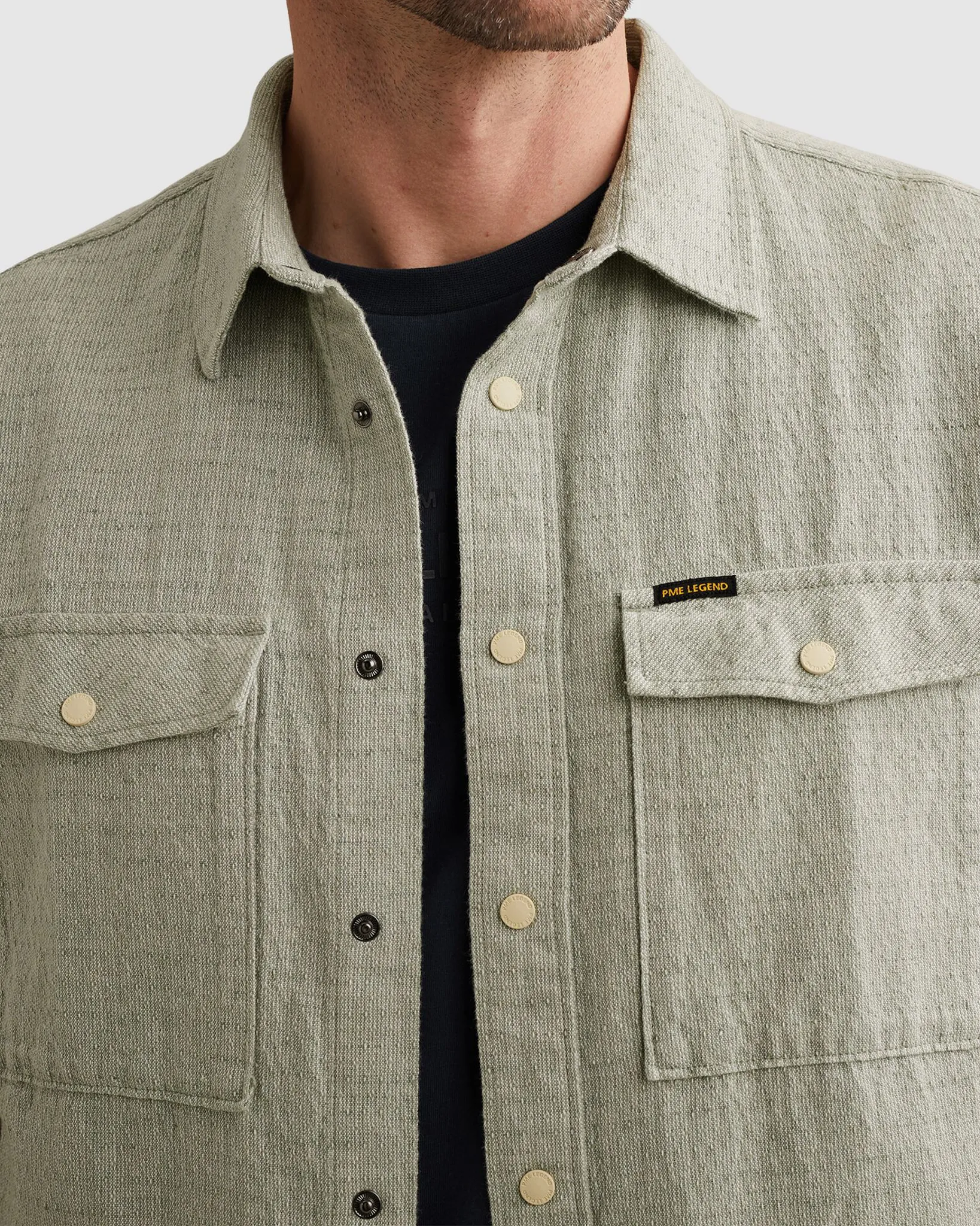 PME Legend Casual shirt Groen 108399-001-L