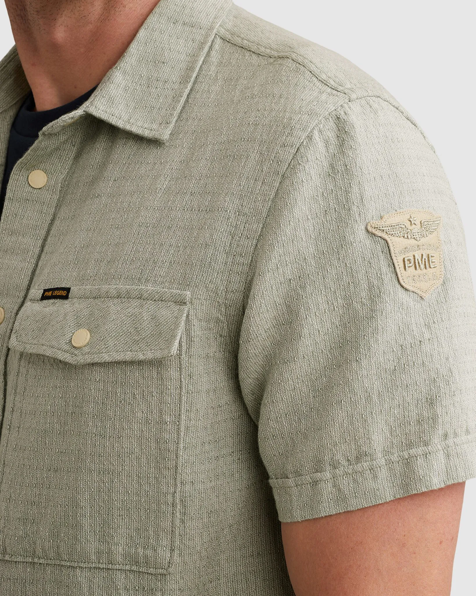 PME Legend Casual shirt Groen 108399-001-L