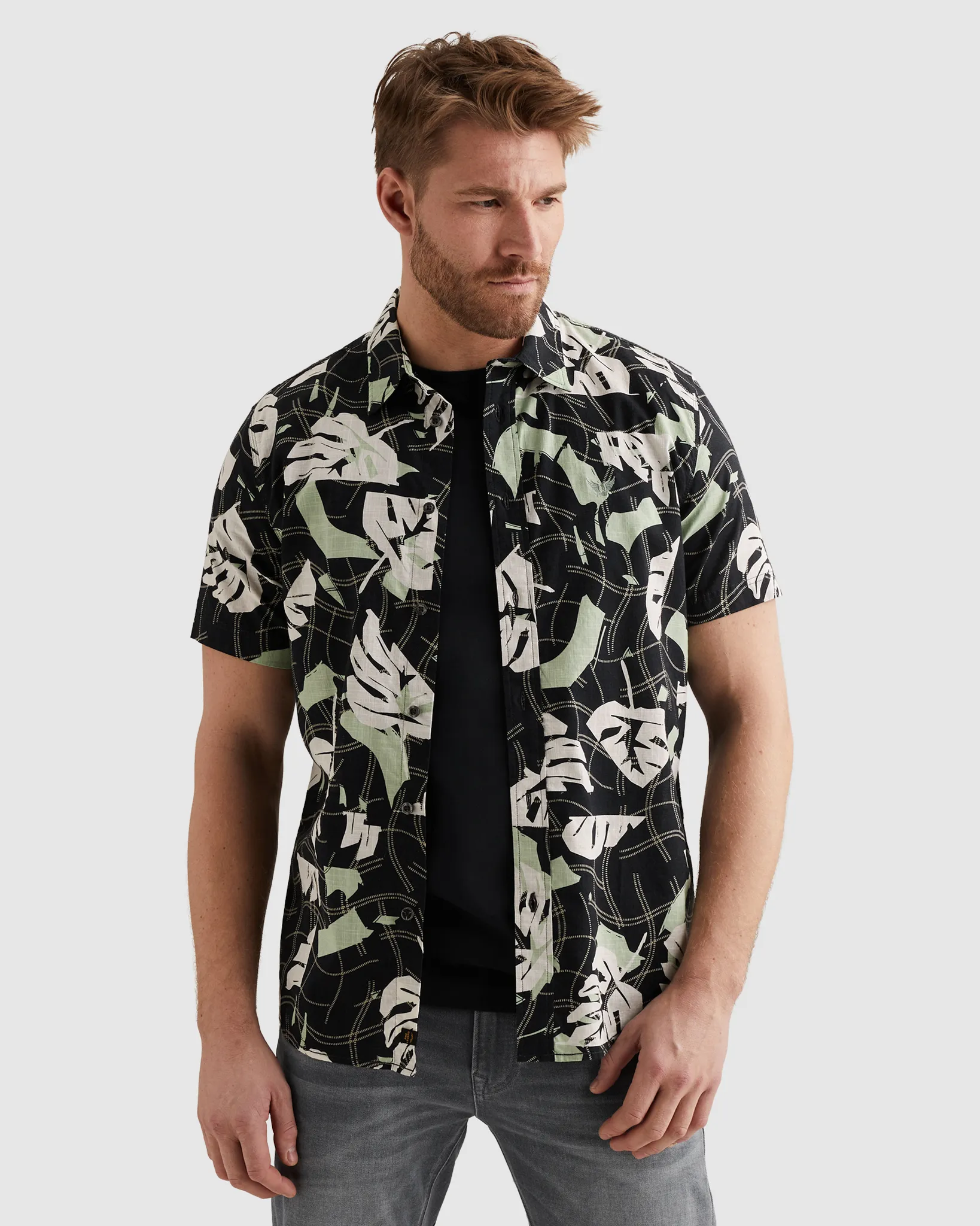 PME Legend Casual shirt Blauw 108400-001-L