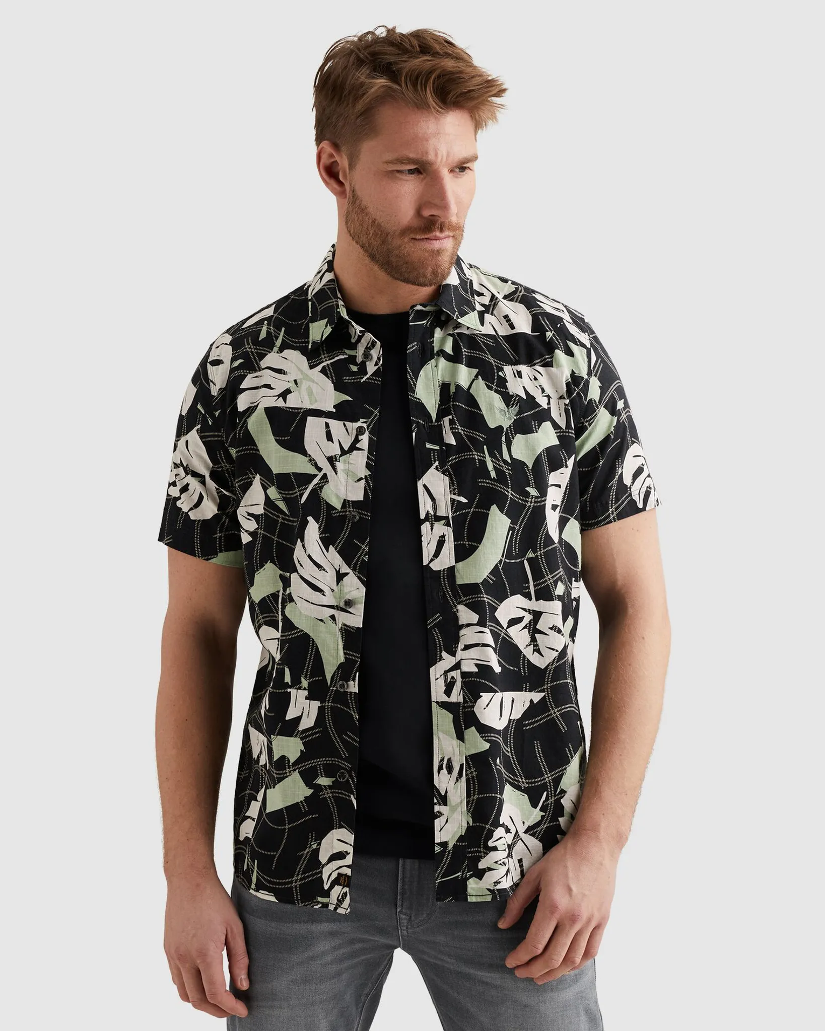 PME Legend Casual shirt Blauw 108400-001-L