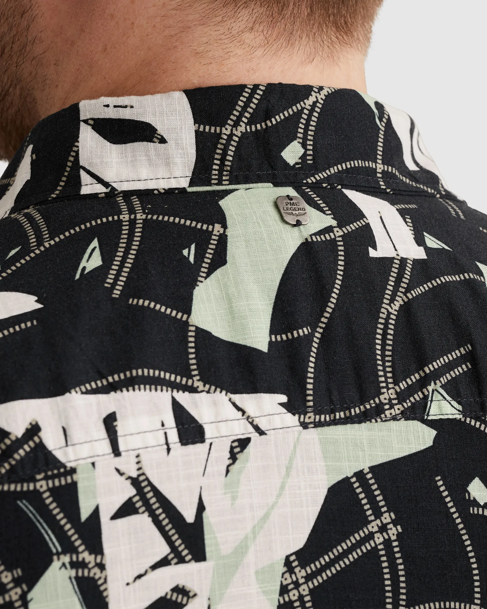 PME Legend Casual shirt Blauw 108400-001-L