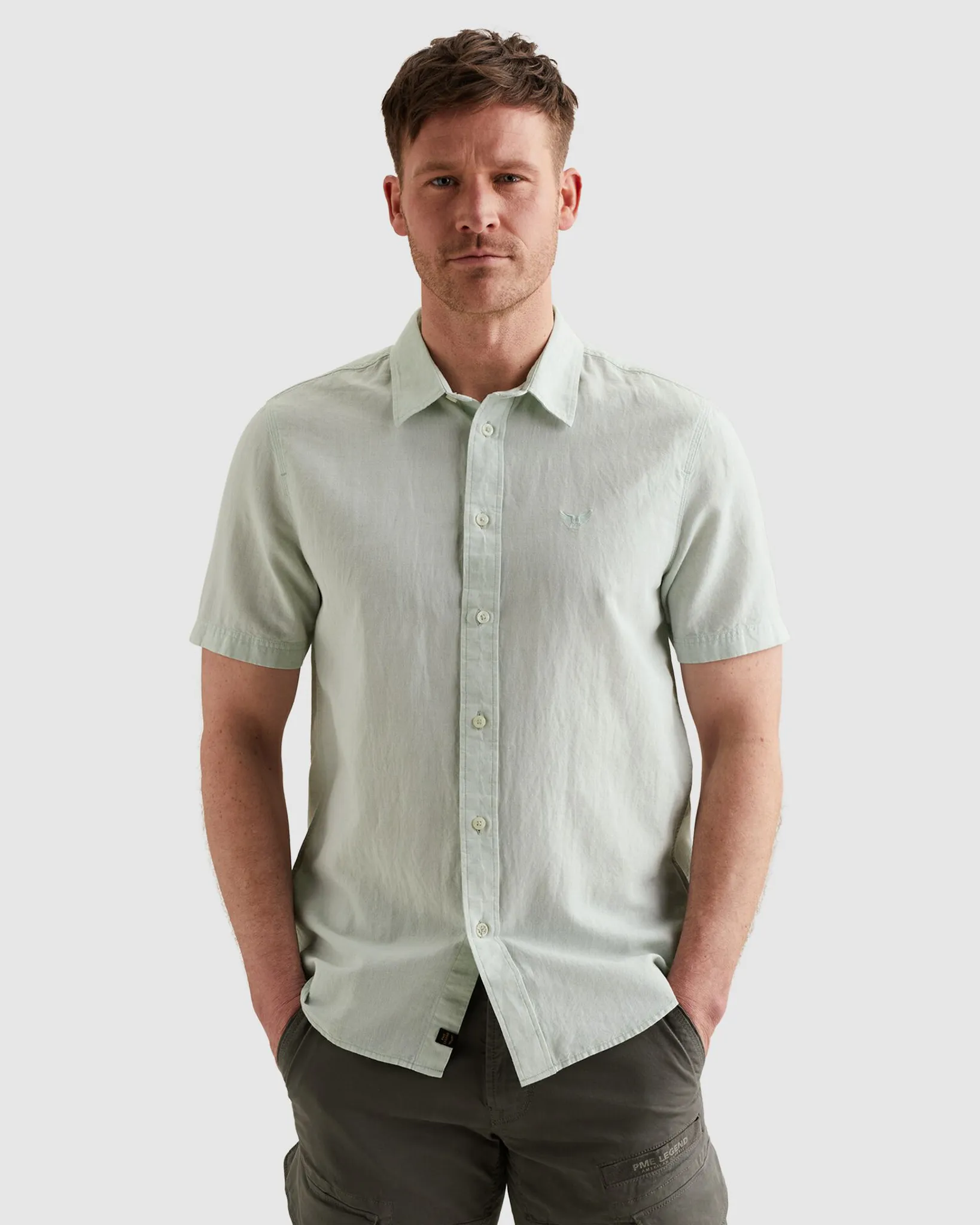 PME Legend Casual shirt Groen 108401-001-L