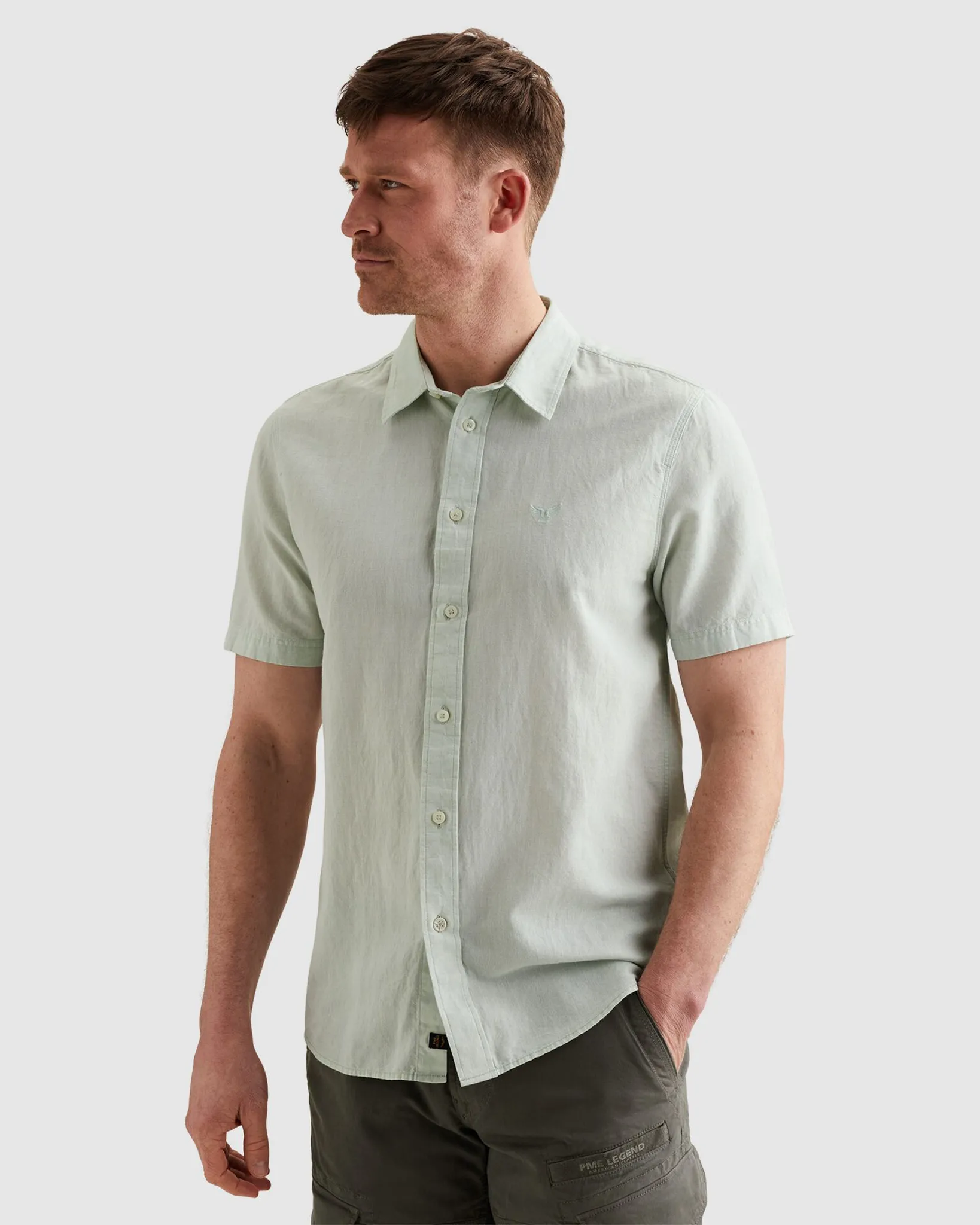 PME Legend Casual shirt Groen 108401-001-L