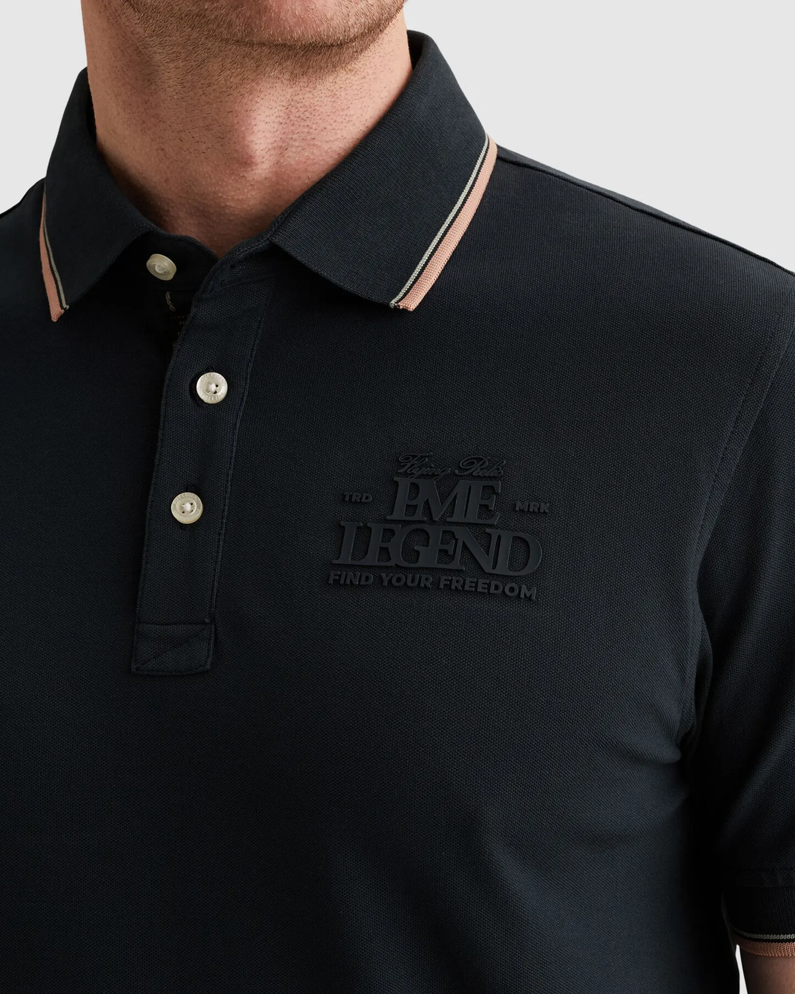 PME Legend Polo Blauw 108413-001-L