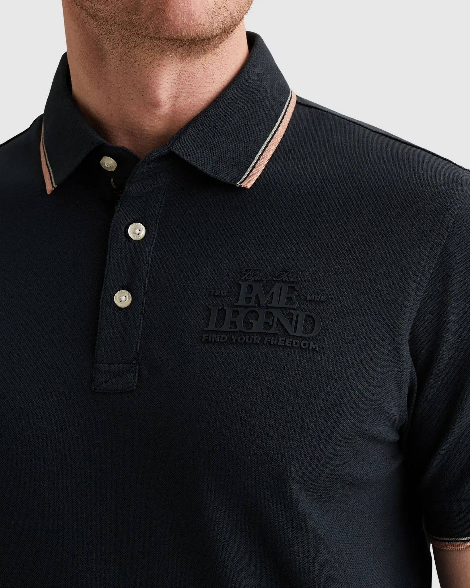 PME Legend Polo Blauw 108413-001-L