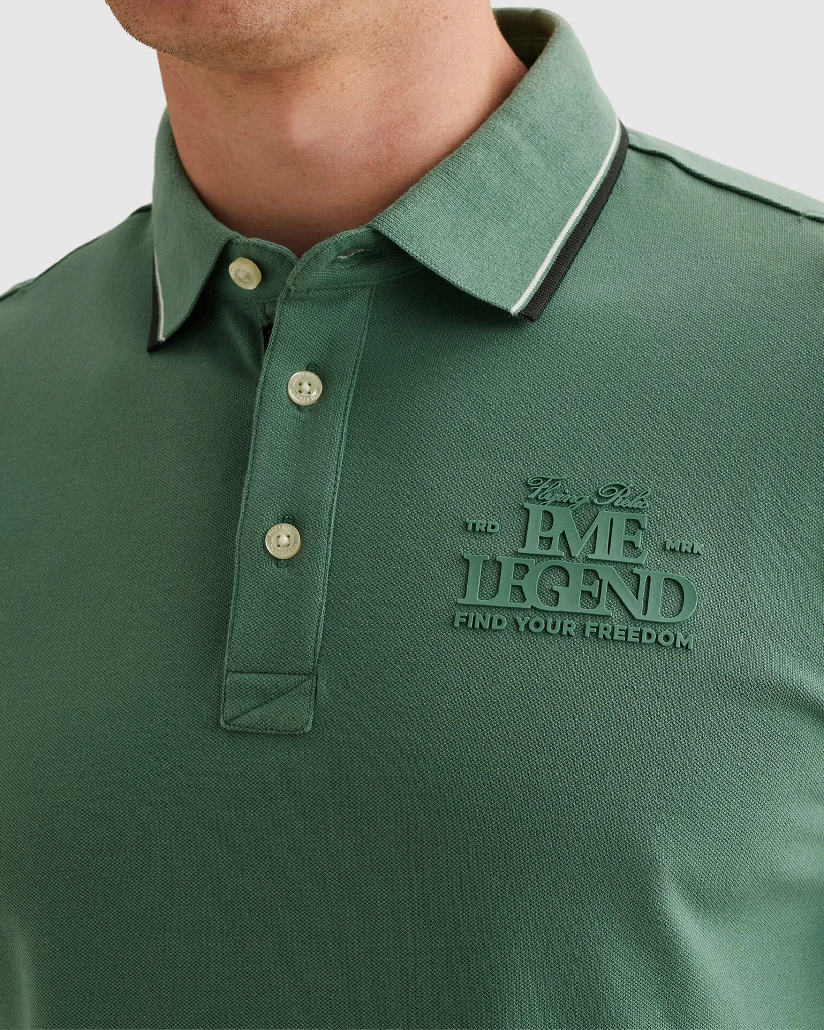 PME Legend Polo Blauw 108415-001-L