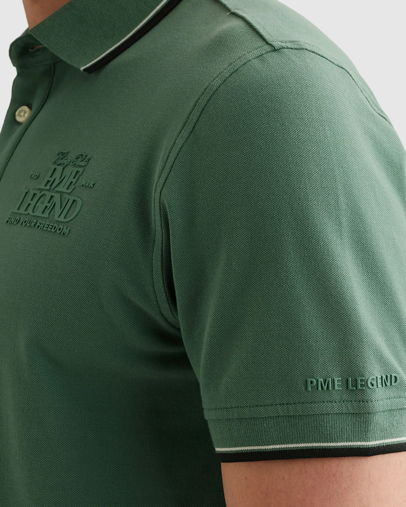 PME Legend Polo Blauw 108415-001-L