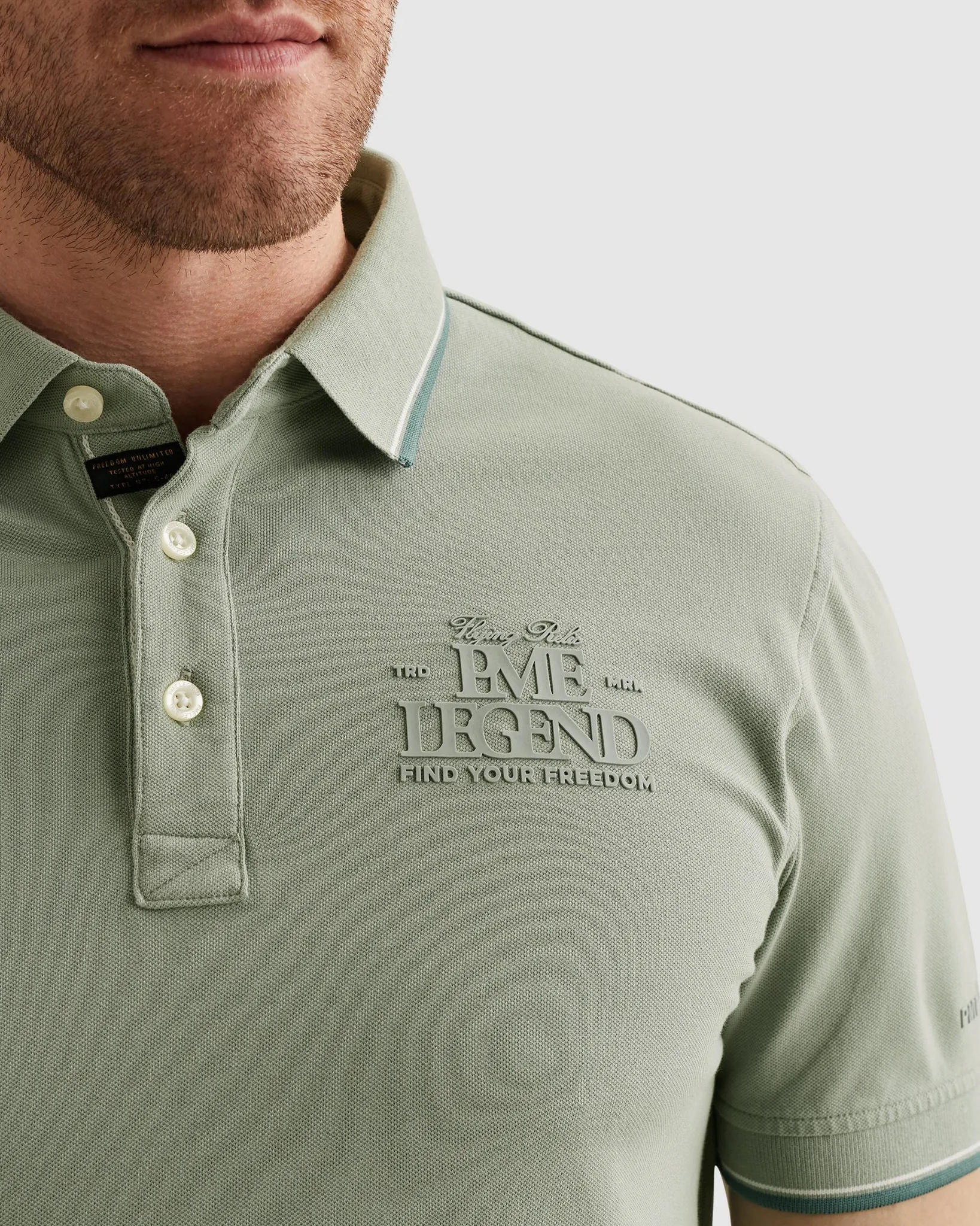 PME Legend Polo Groen 108416-001-L