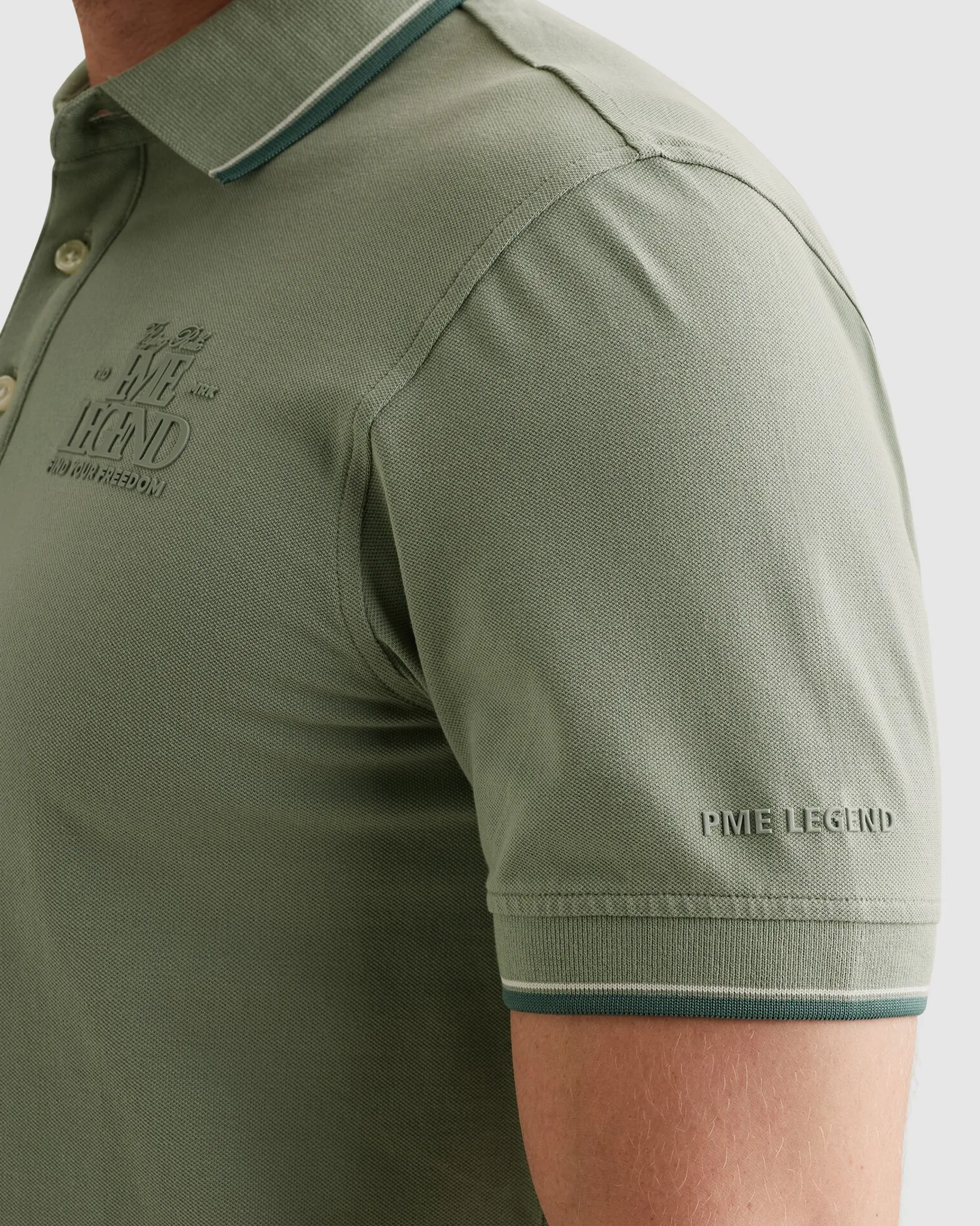 PME Legend Polo Groen 108416-001-L