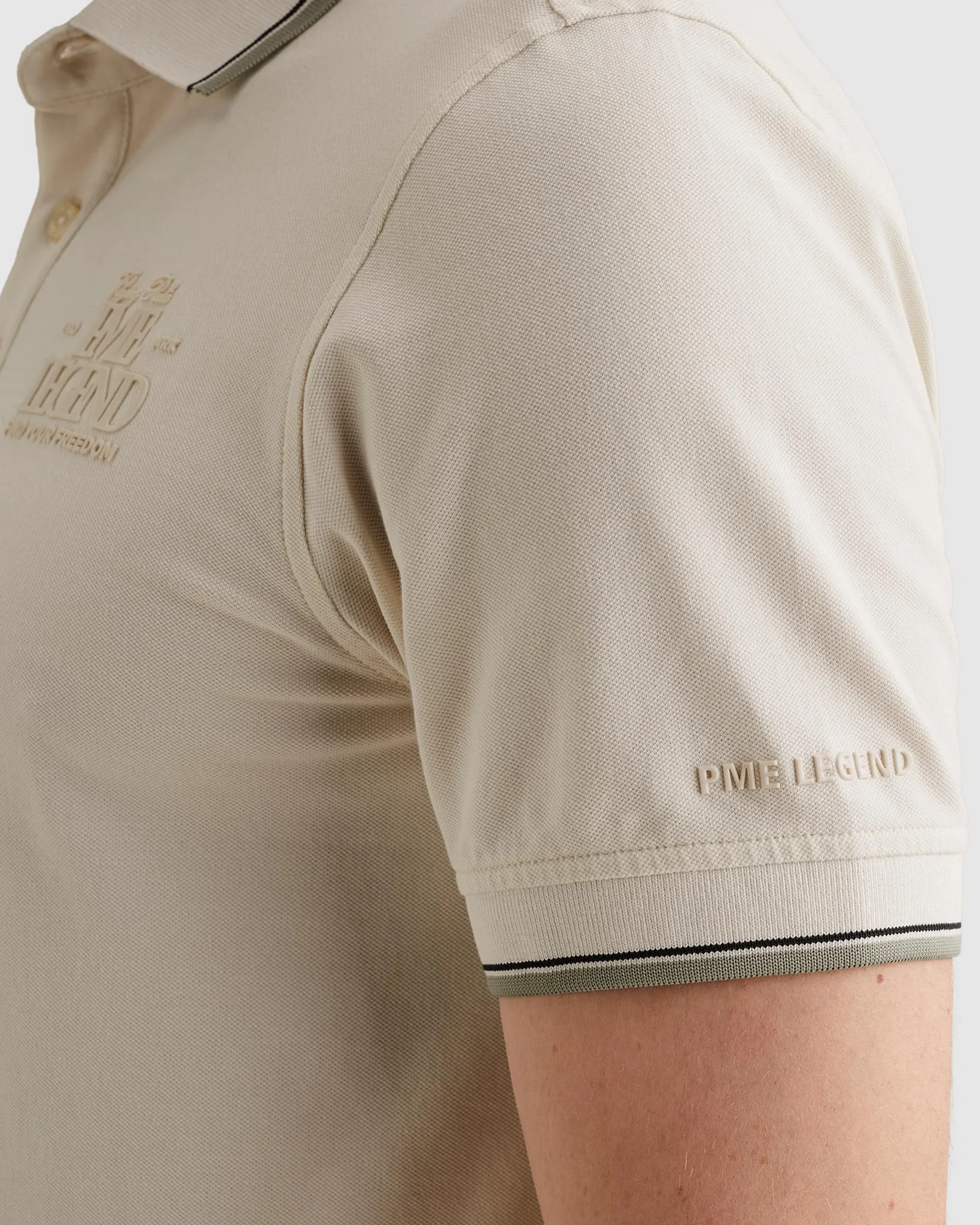 PME Legend Polo Wit 108417-001-L