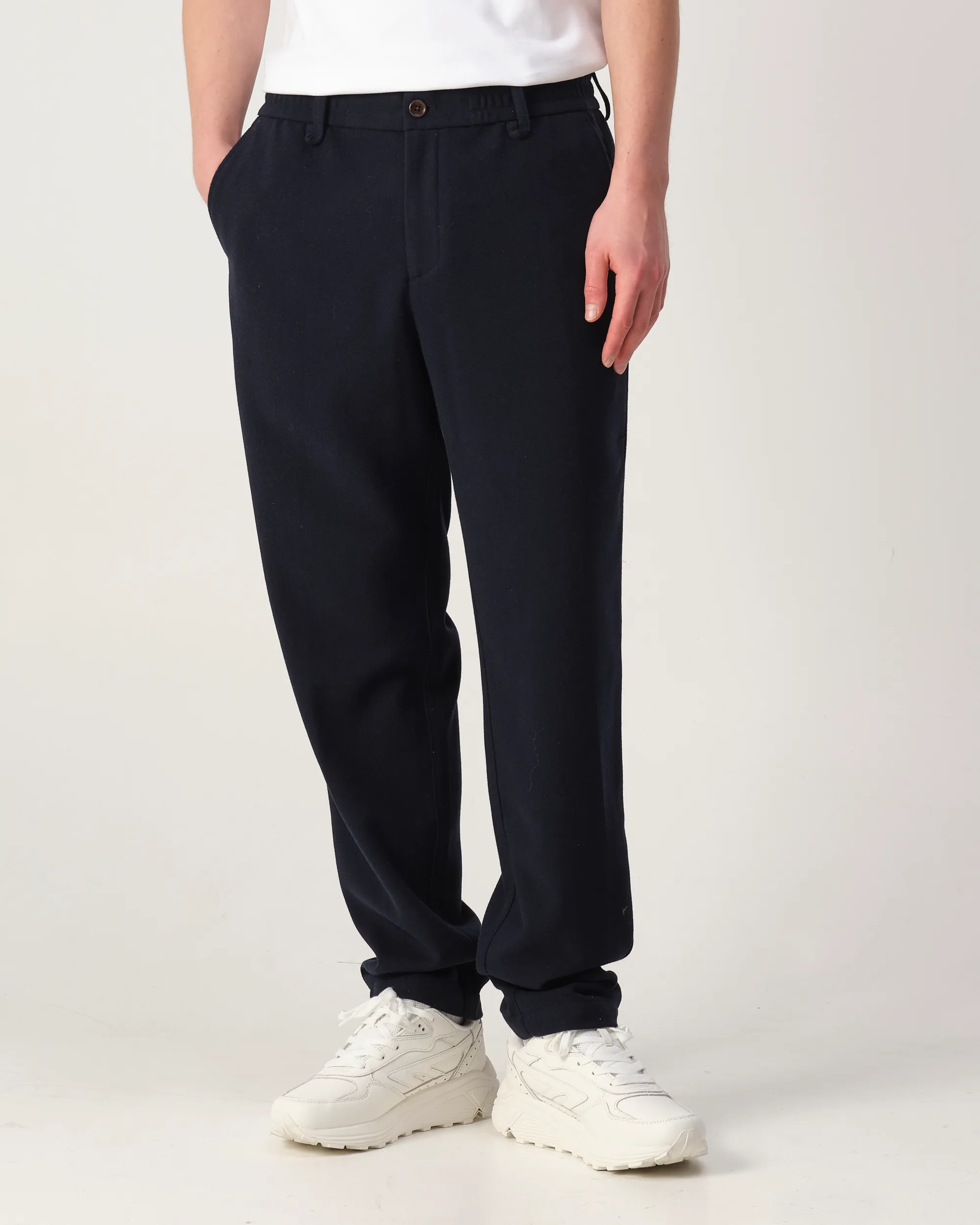 J.C. RAGS Dave Wool Pantalon Sky Captain melange 108437-002-L