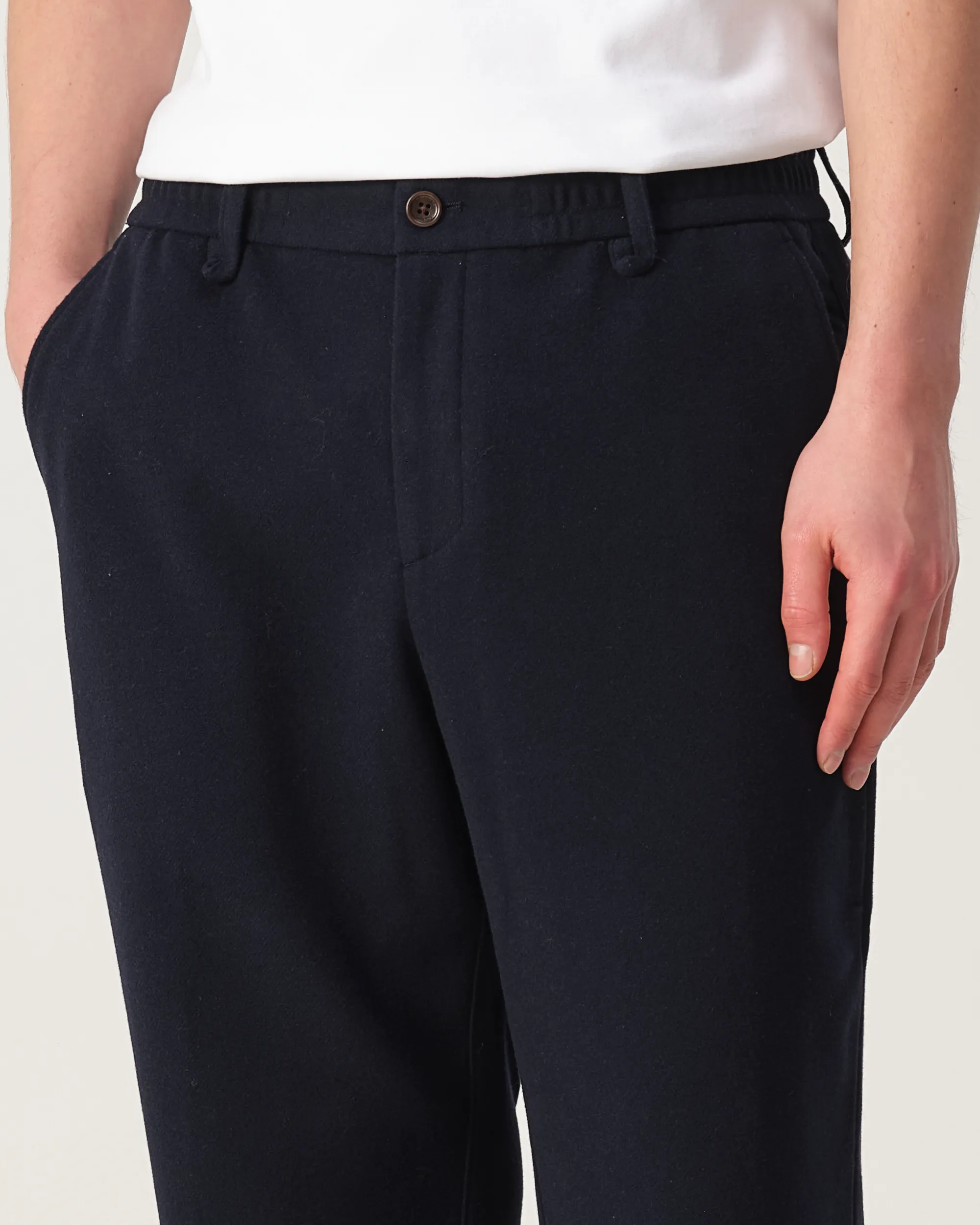 J.C. RAGS Dave Wool Pantalon Sky Captain melange 108437-002-L
