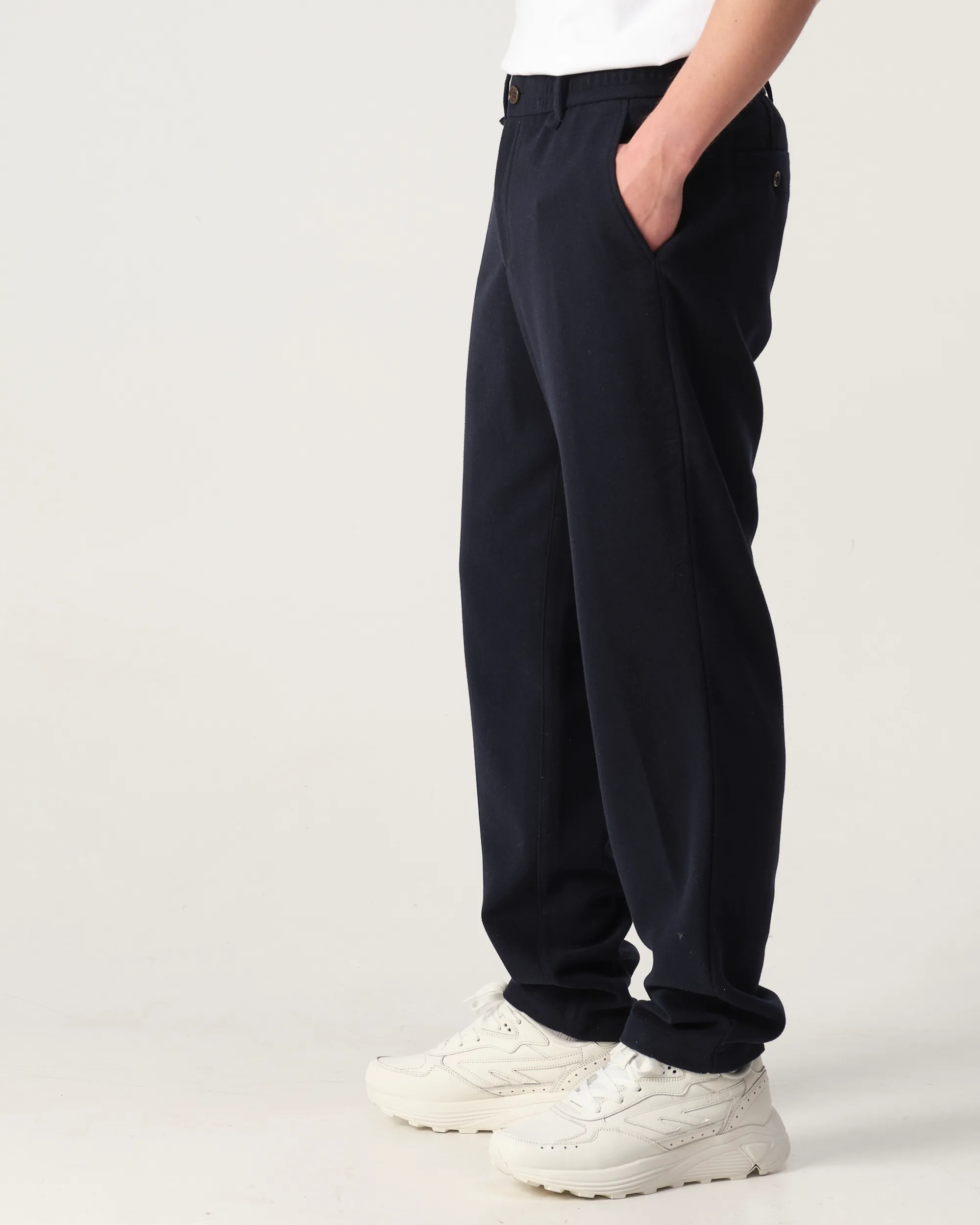 J.C. RAGS Dave Wool Pantalon Sky Captain melange 108437-002-L
