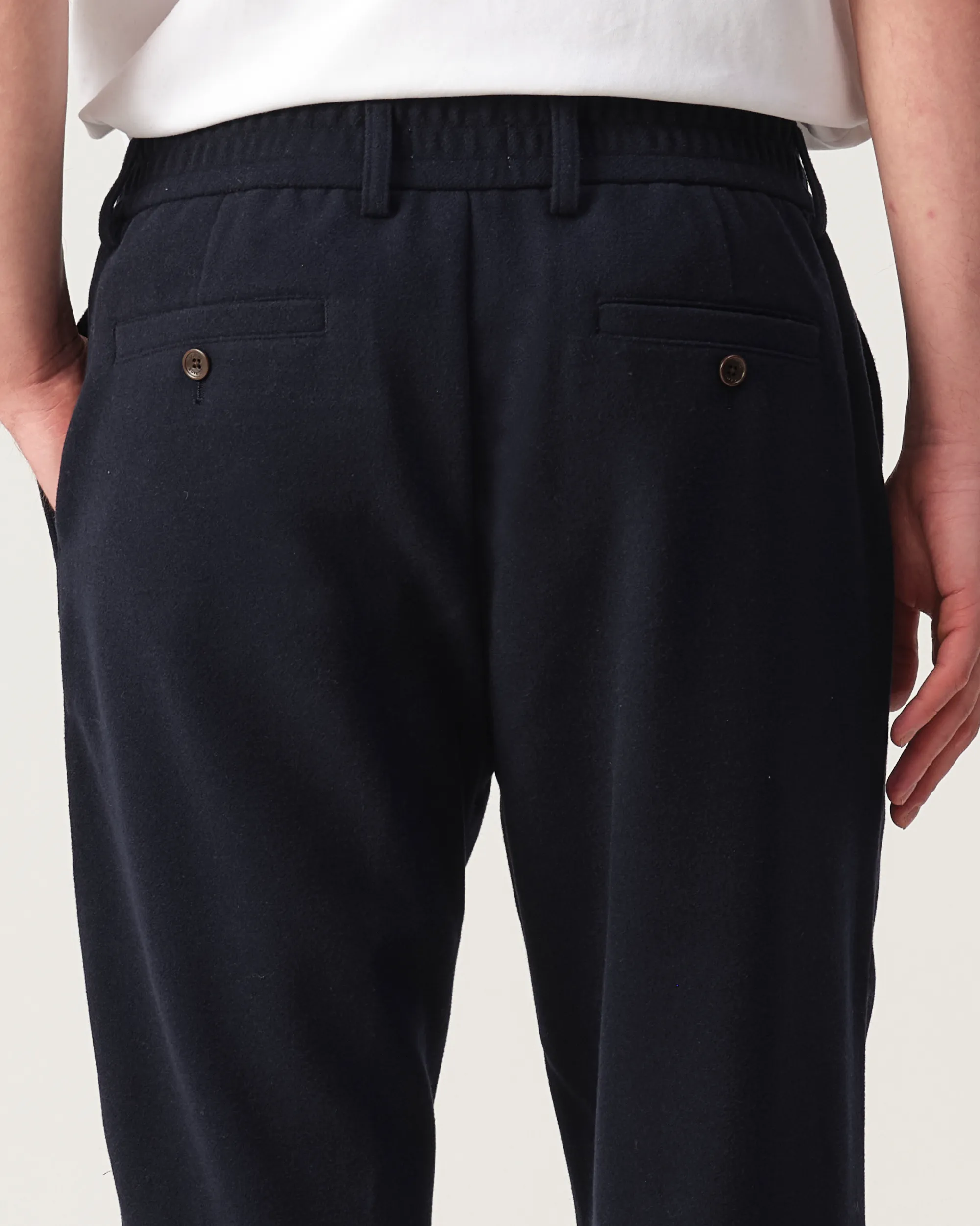 J.C. RAGS Dave Wool Pantalon Sky Captain melange 108437-002-L
