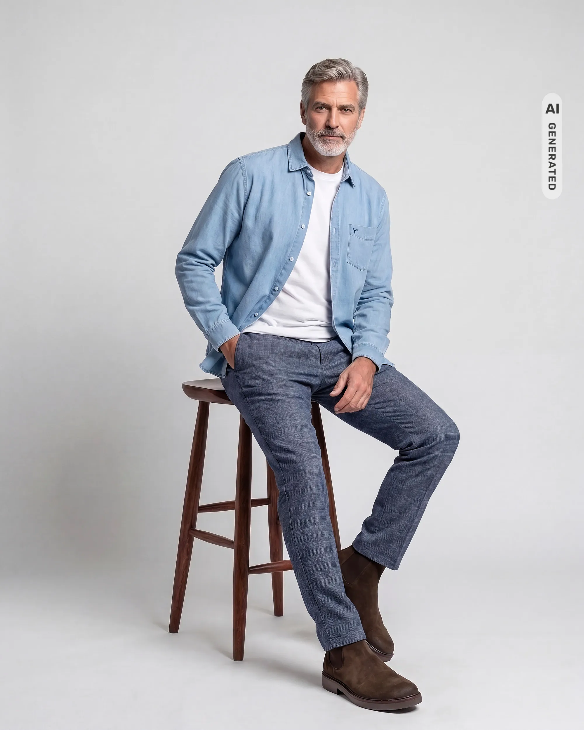 Campbell Chino Henry Check Navy 108441-001-31