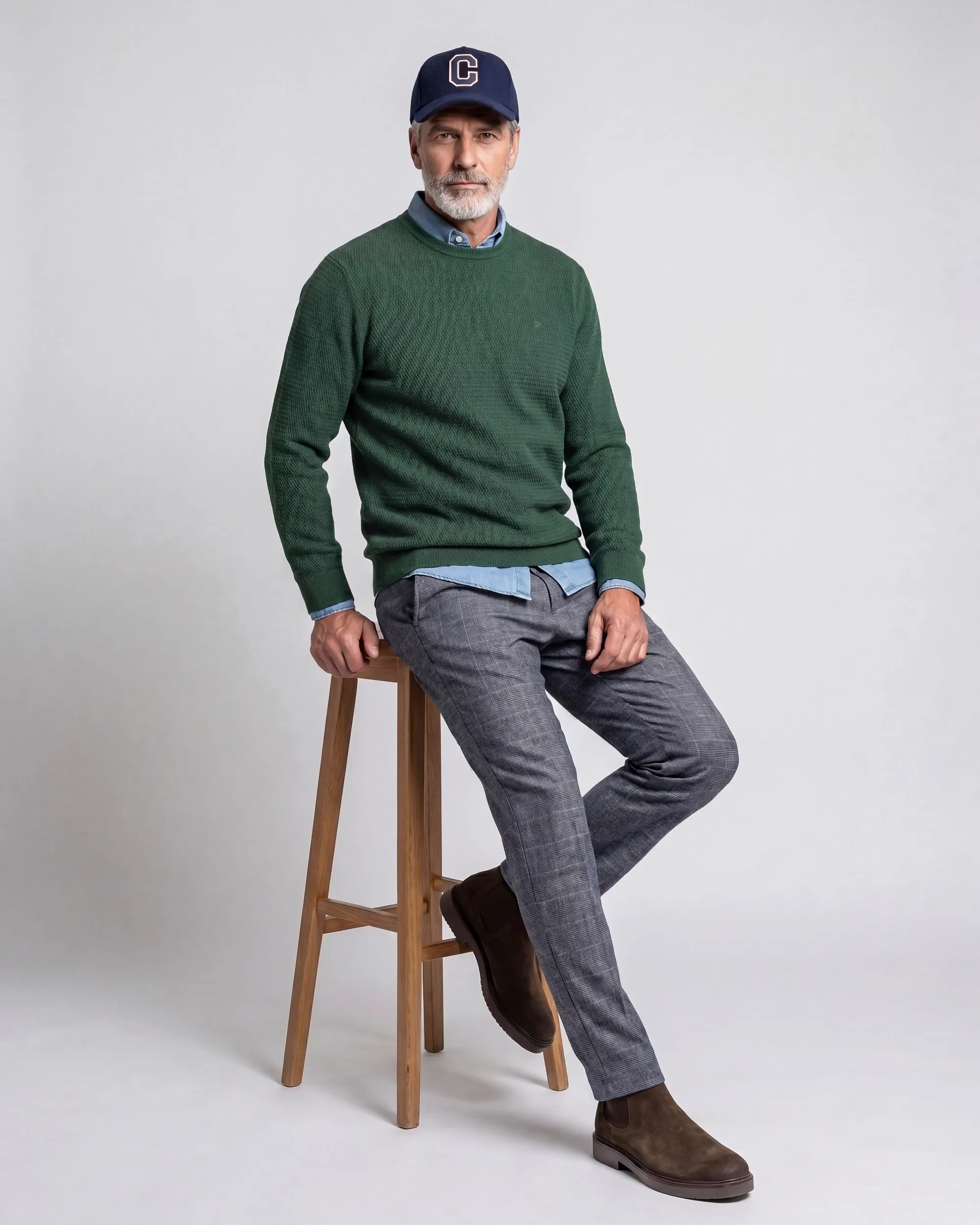 Campbell Chino Henry Check Navy 108441-001-31
