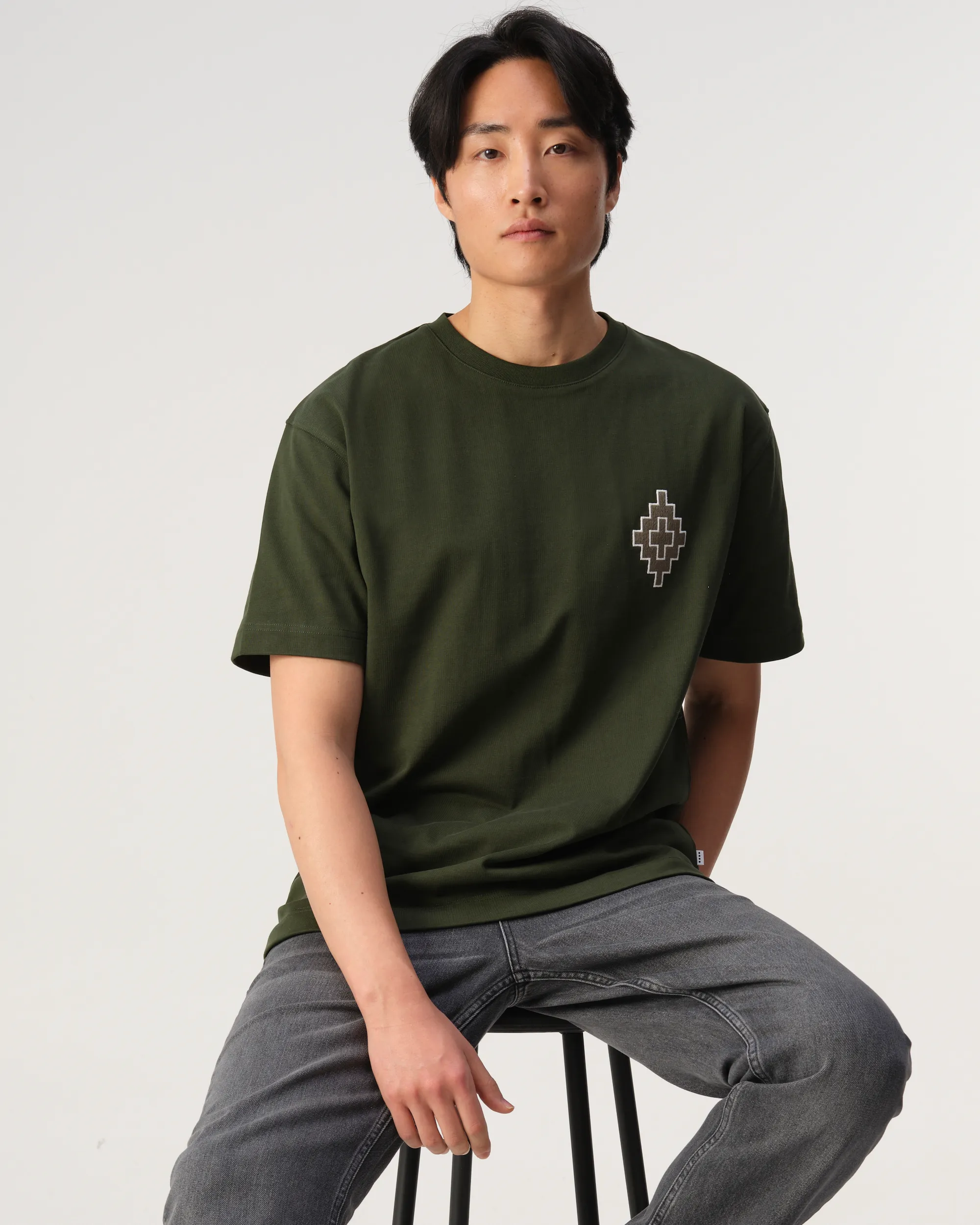 J.C. RAGS T-shirt Korte mouw Duffel Bag dark green 108465-003-L