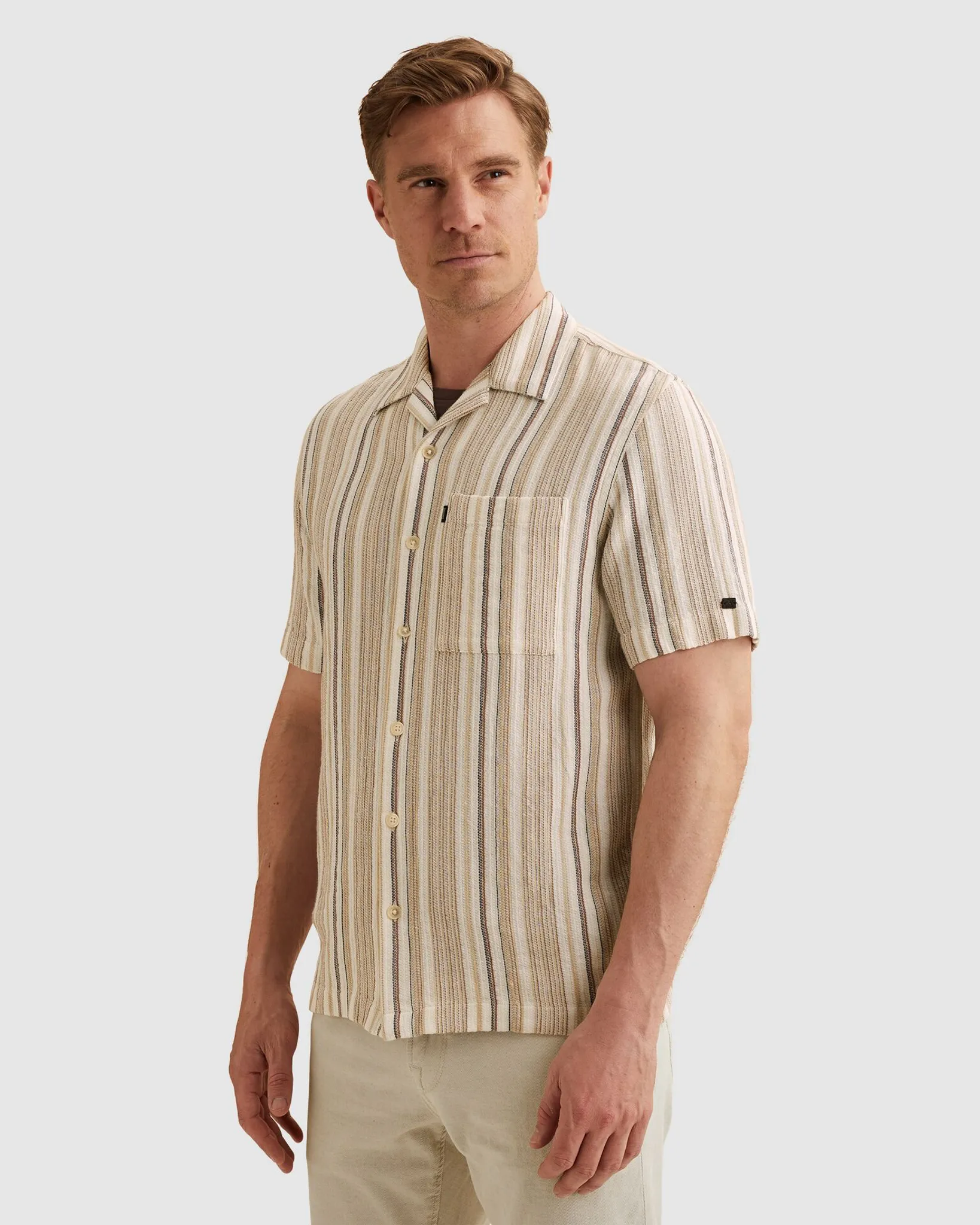 Vanguard Casual shirt Bruin 108575-001-L