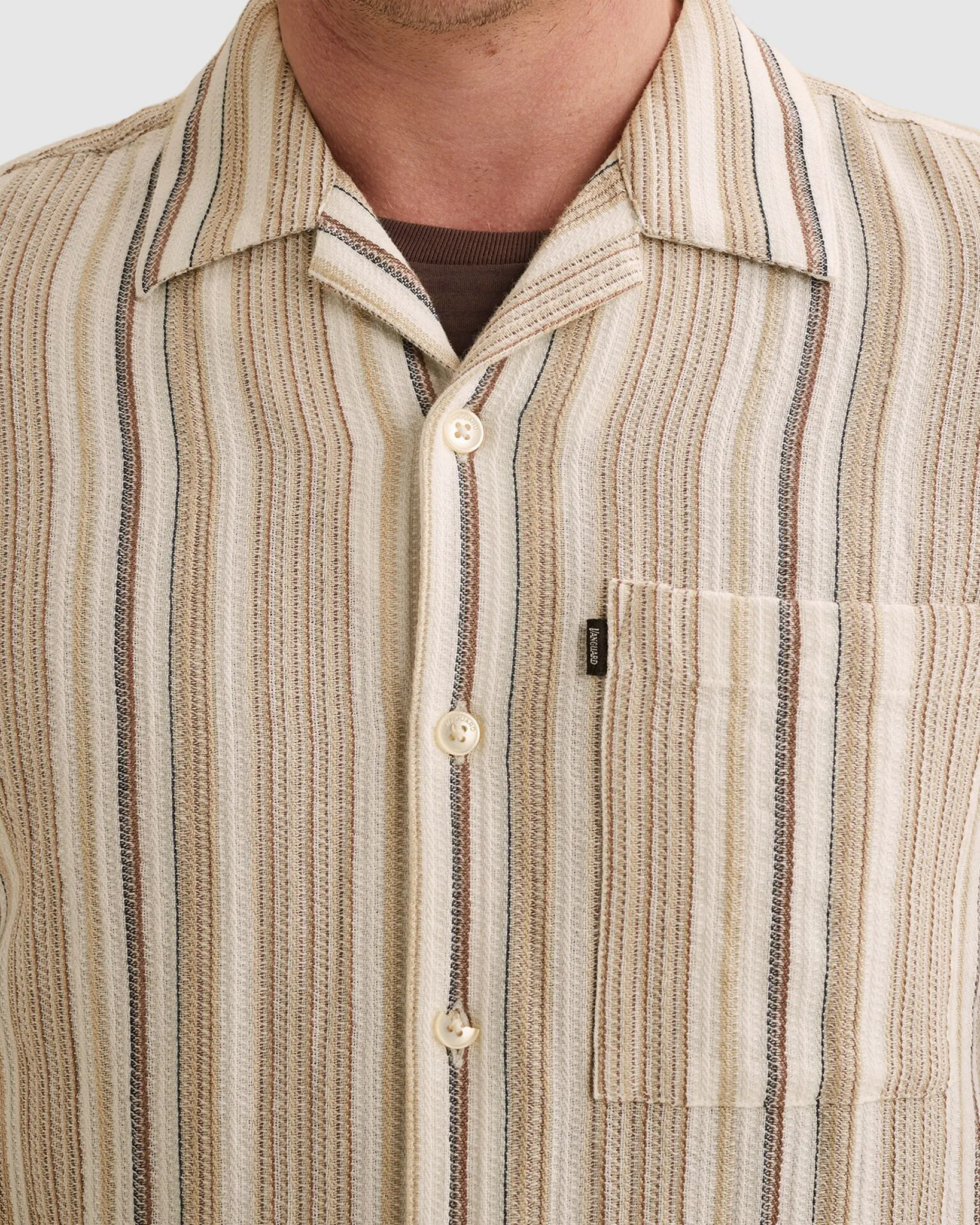 Vanguard Casual shirt Bruin 108575-001-L
