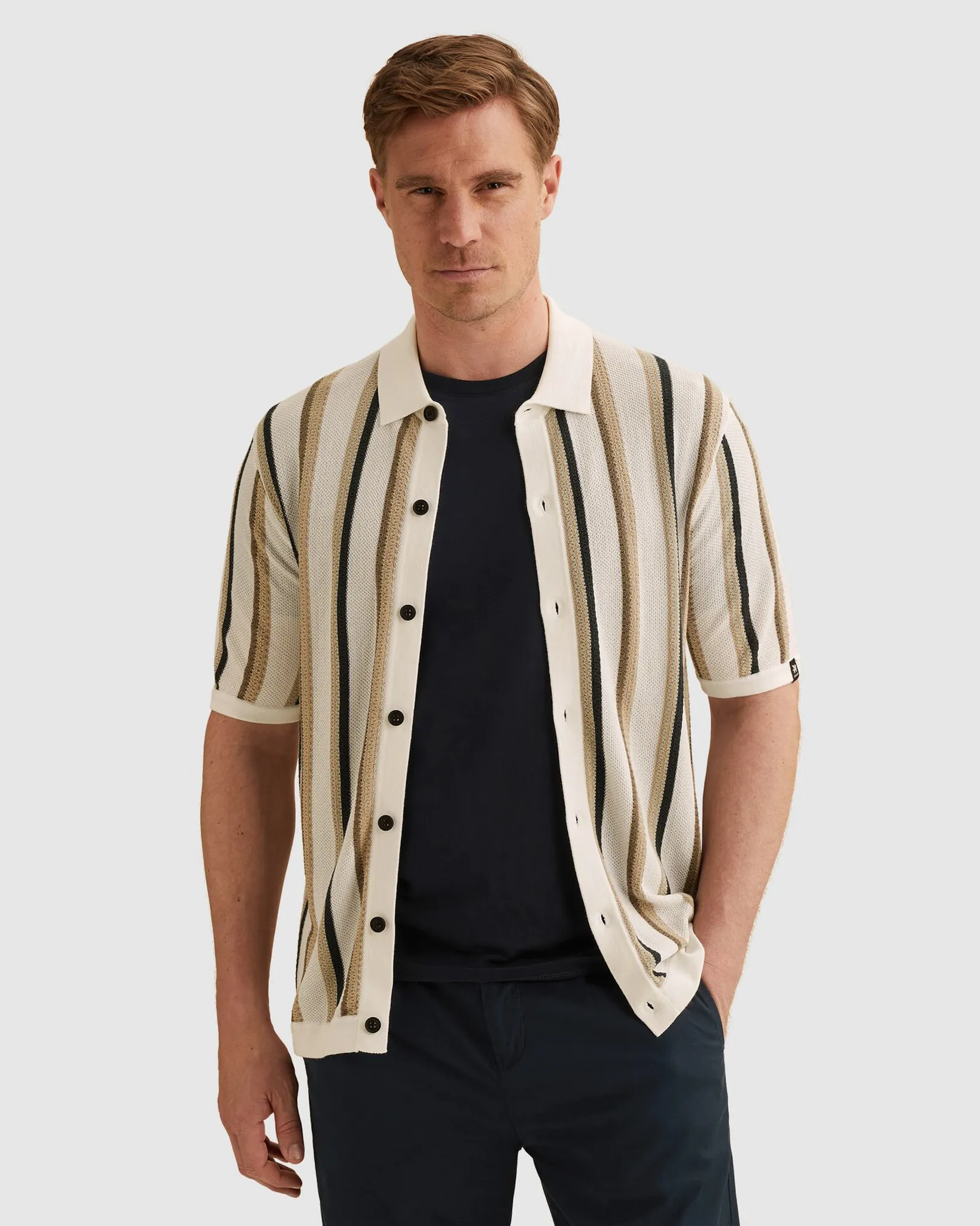 Vanguard Polo  Ecru 108582-001-L