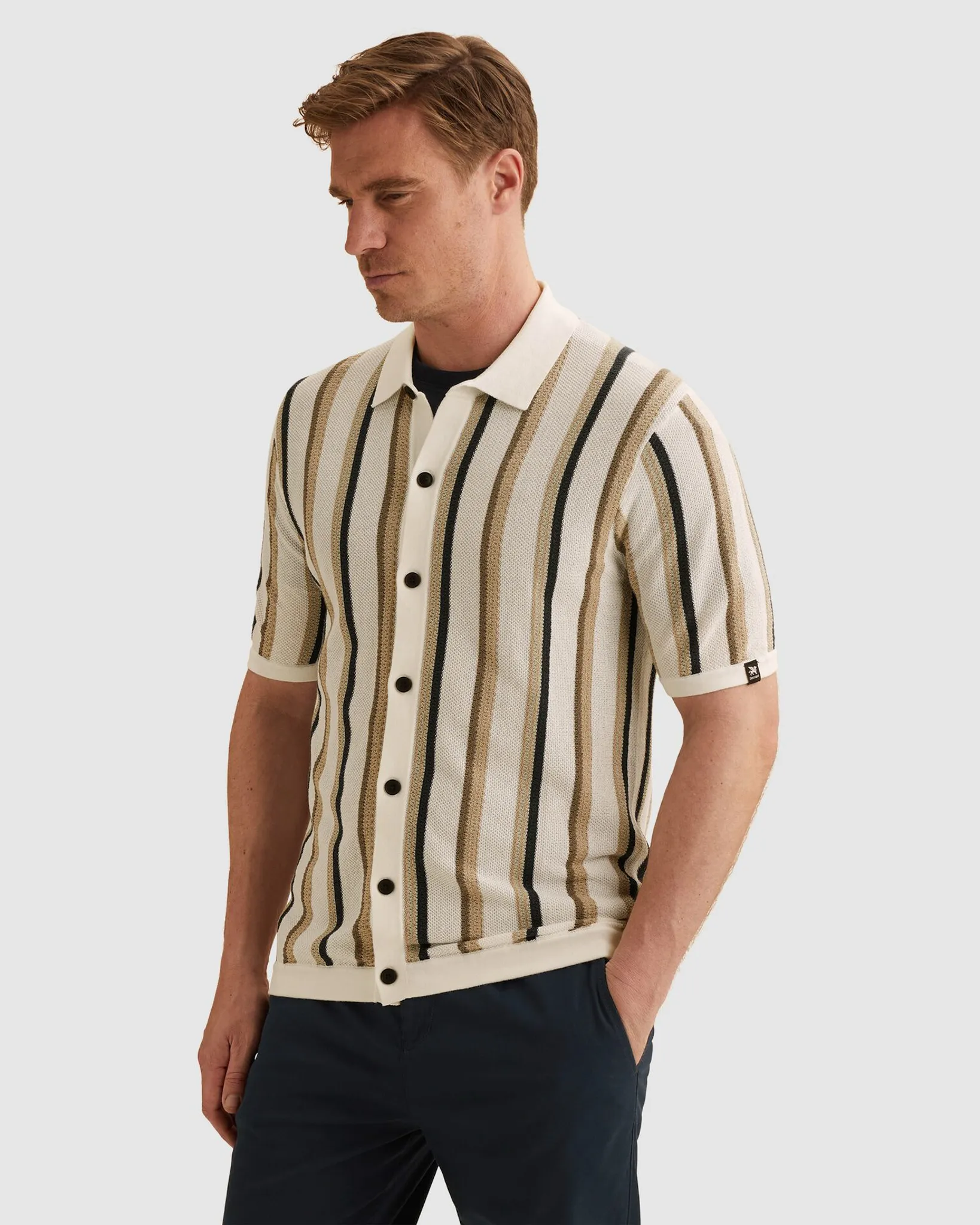 Vanguard Polo  Ecru 108582-001-L