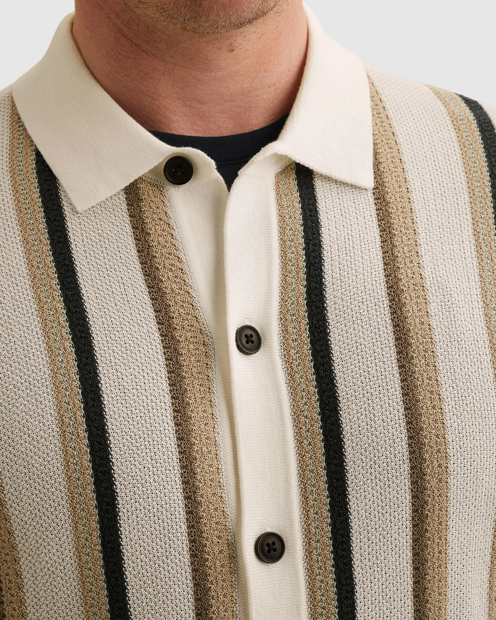 Vanguard Polo  Ecru 108582-001-L